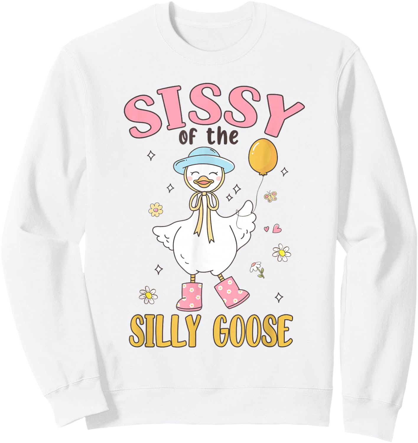 Sissy of The Silly Goose First Birthday Family Matching Sweatshirt - Sweatshirt | White
