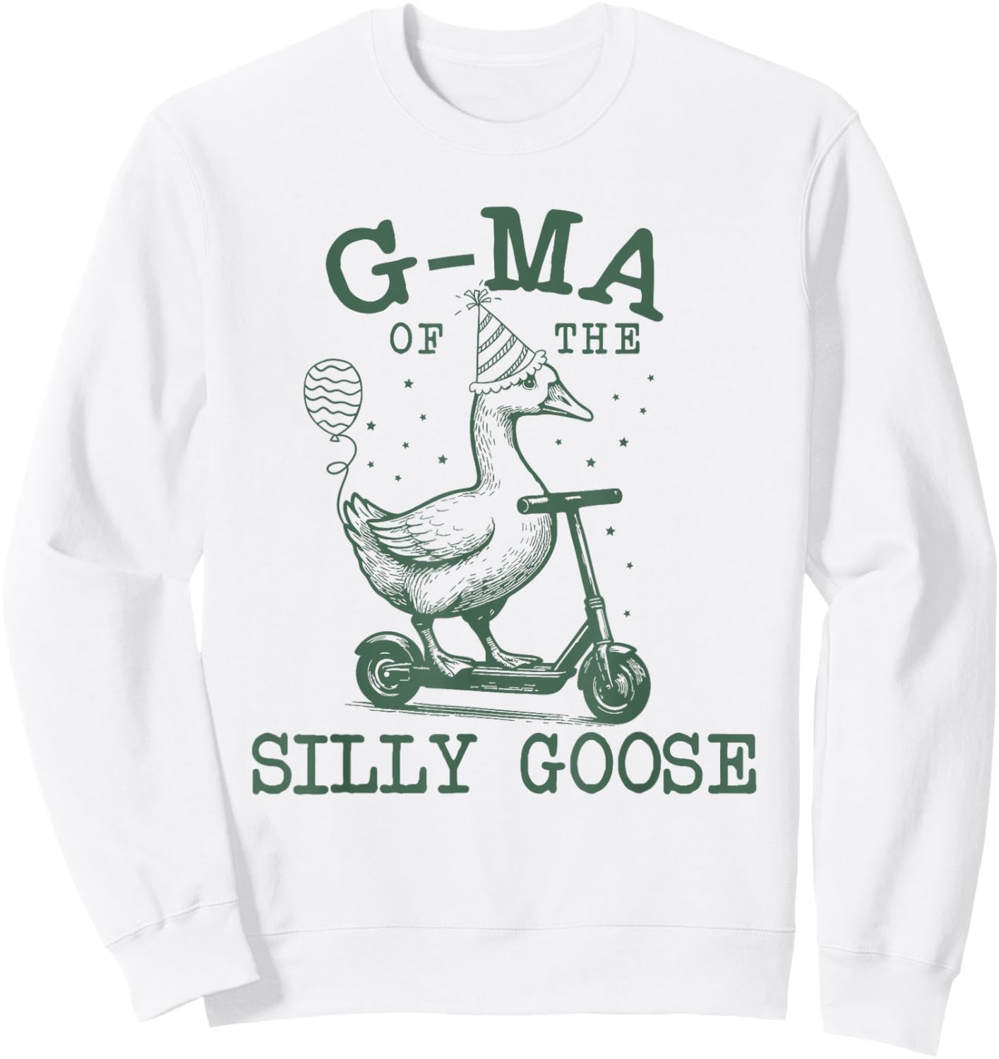 G Ma of The Silly Goose First Birthday Family Matching Sweatshirt - Sweatshirt | White