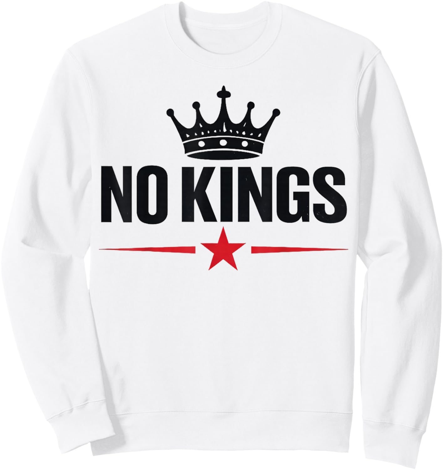 No Kings in America Shirt March 28 2026 No Kings Day Sweatshirt - Sweatshirt | White