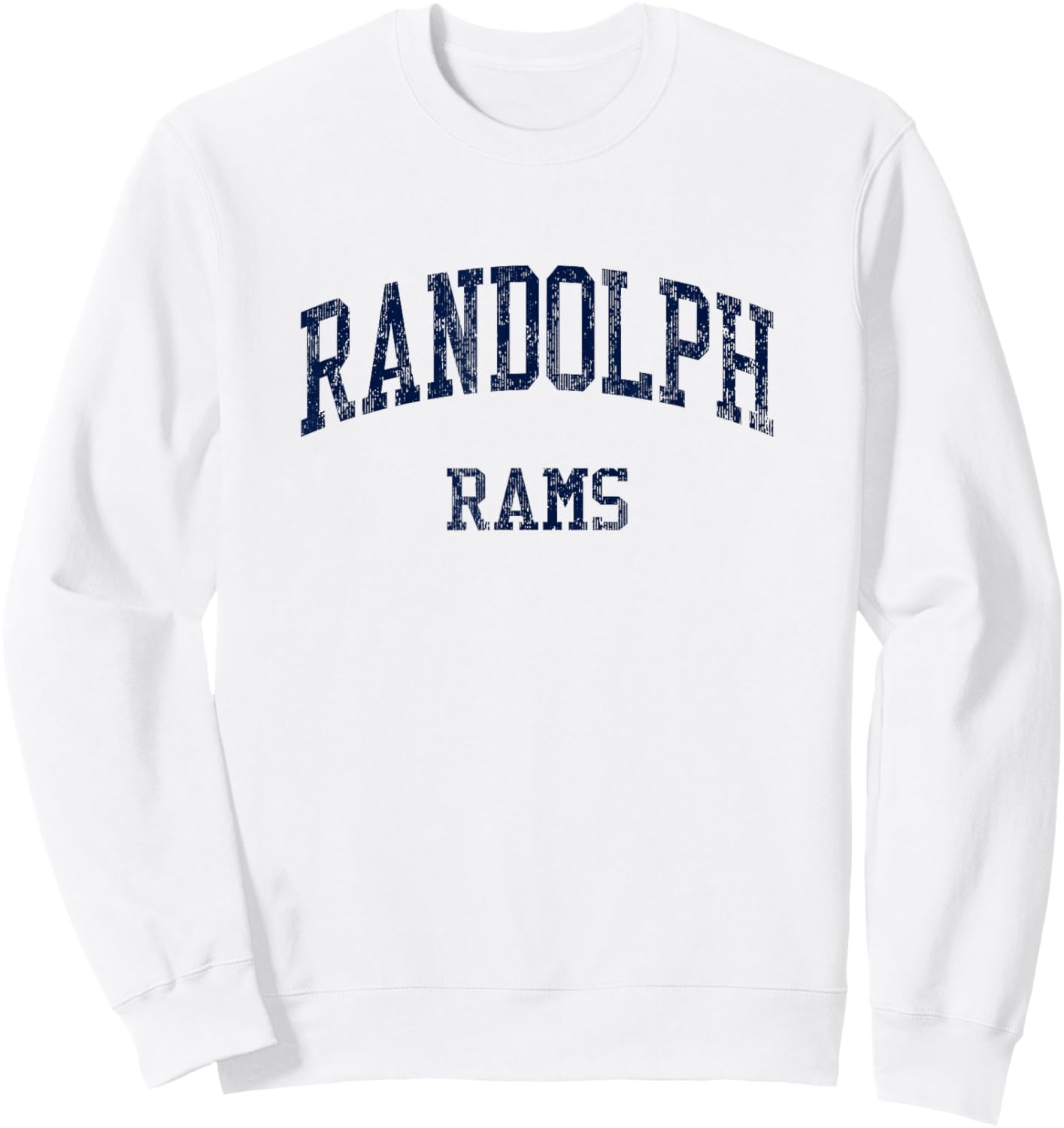 Randolph High School HS Randolph NJ Vintage Sports Sweatshirt - Sweatshirt | White