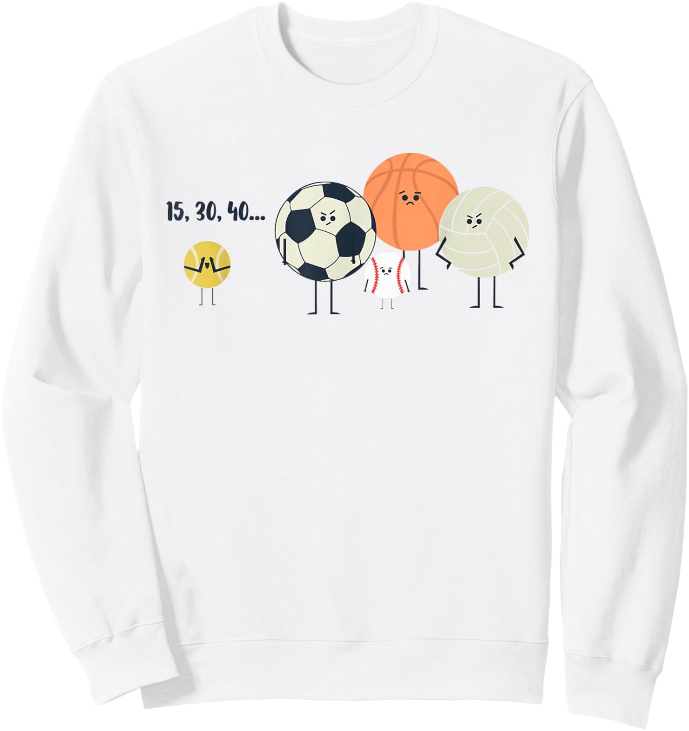 Sports Joke - Funny Sports Design Sports Match Tournament Sweatshirt - Sweatshirt | White