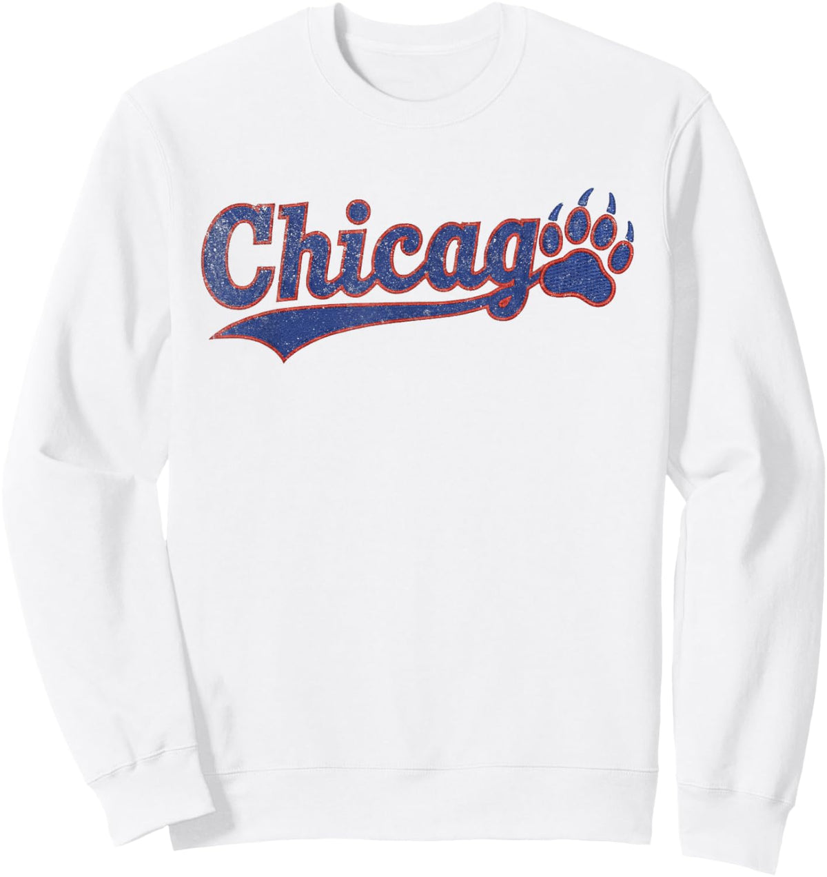 Chicago Retro Vintage Sweatshirt - Sweatshirt | White