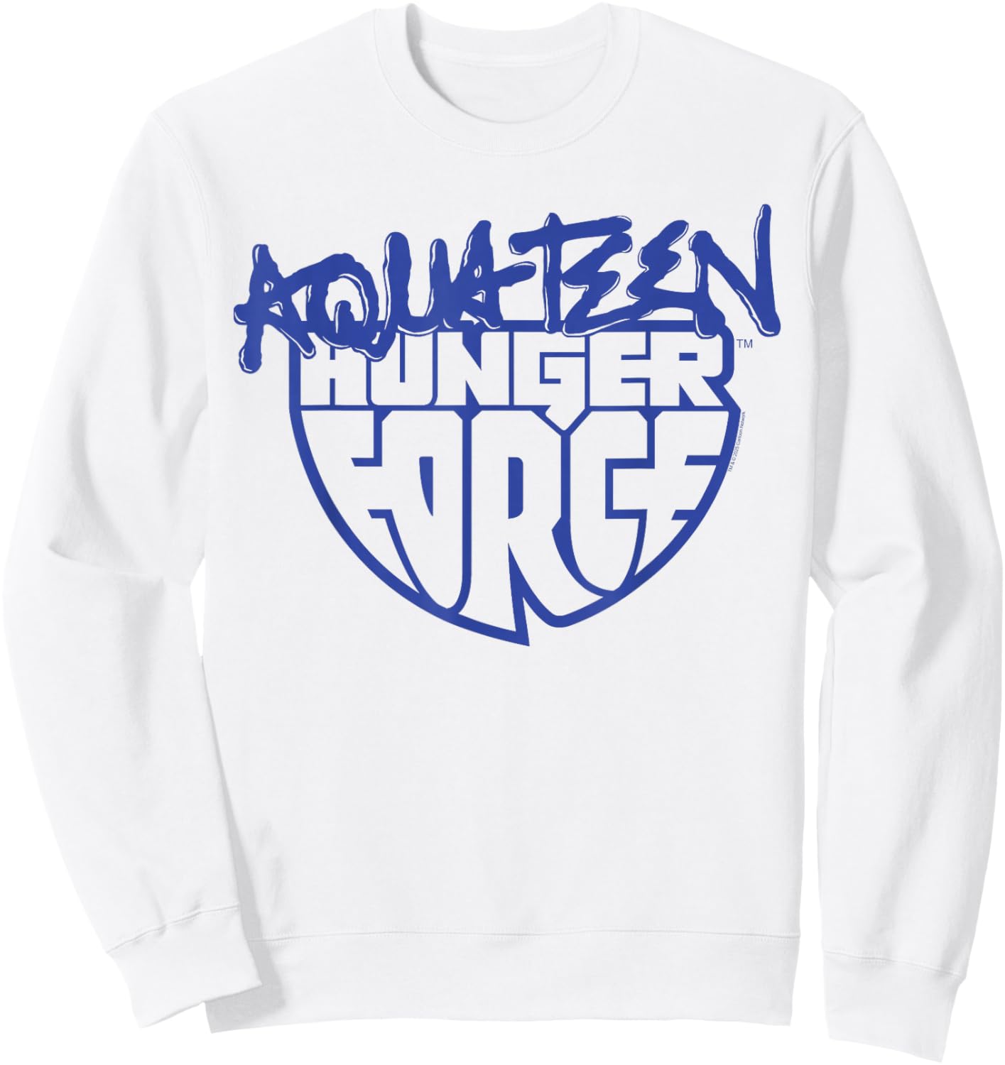 ATHF Graffiti Shield Logo Retro Funny Cartoon Sweatshirt - Sweatshirt | White
