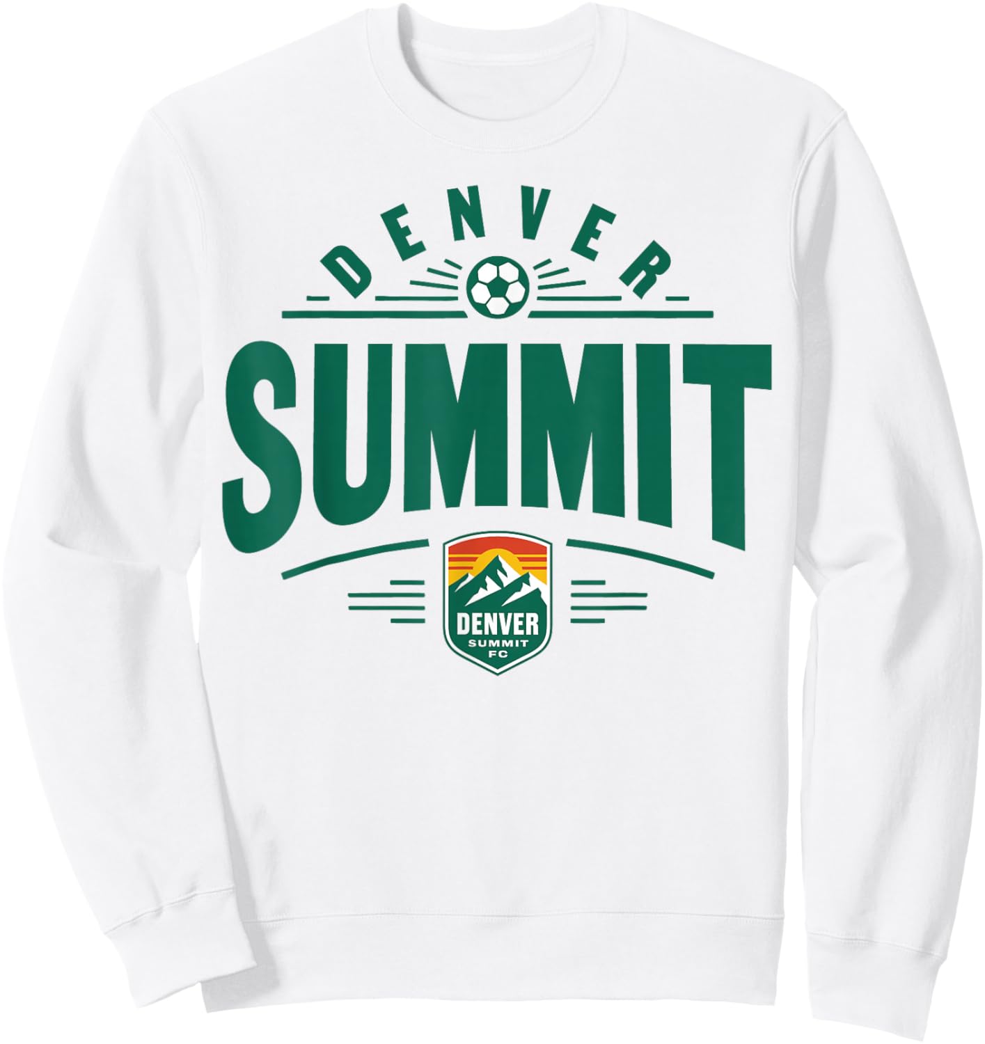 NWSL - Denver Summit - Deco Modern Sweatshirt - Sweatshirt | White