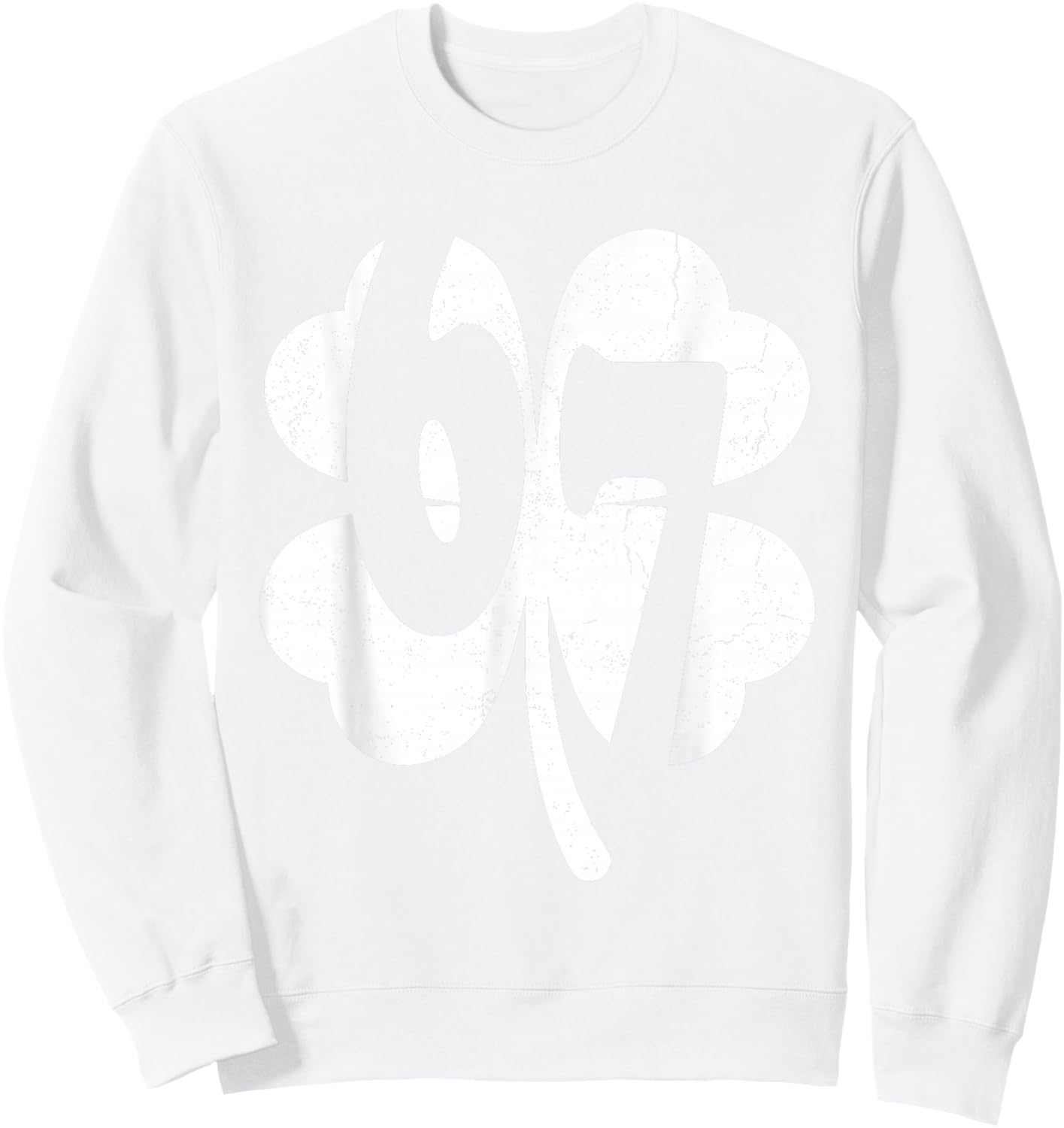 Six Seven 67 Shamrock St Paddy's Kid Boys St Patrick's Day Sweatshirt - Sweatshirt | White