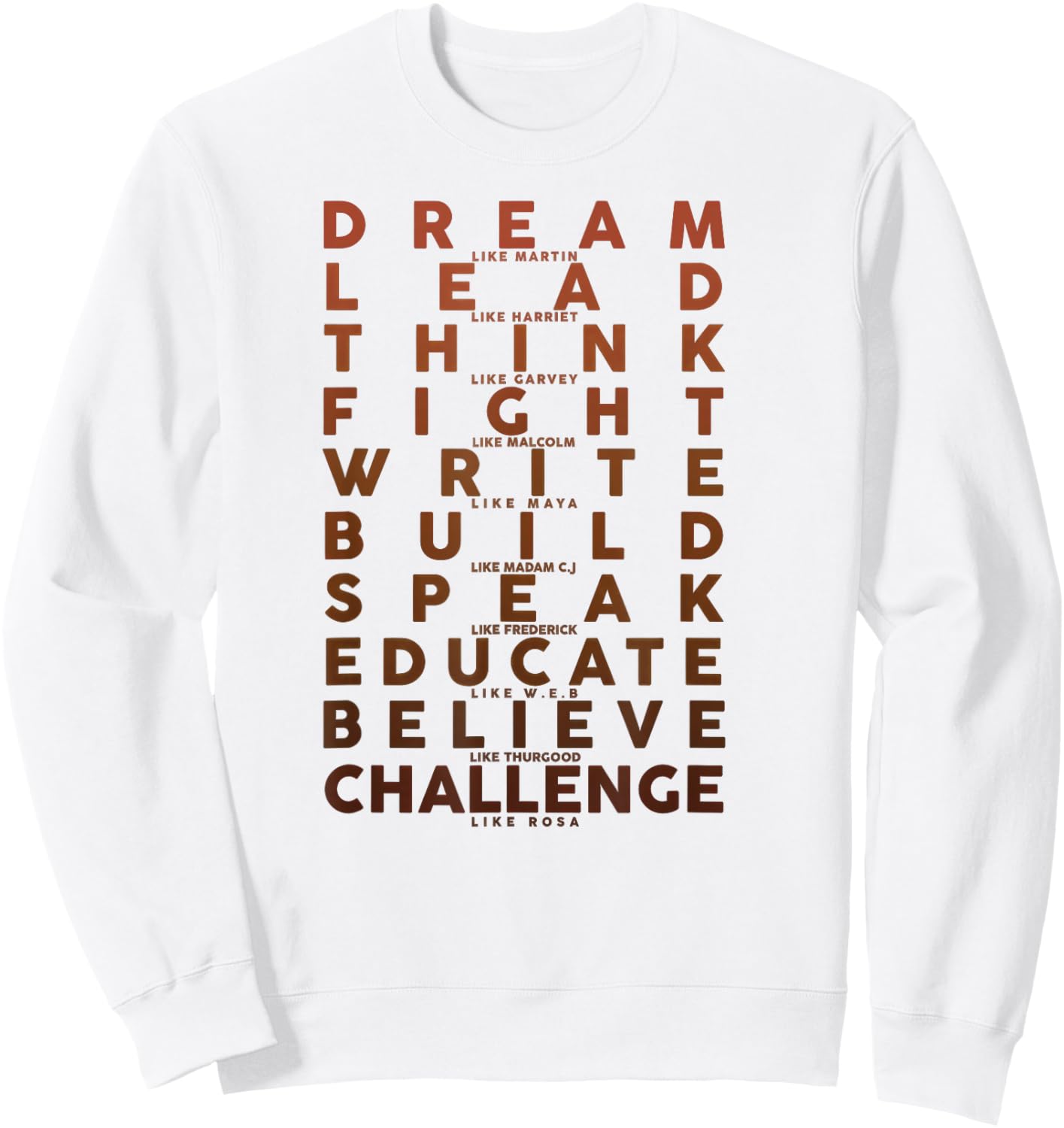 Black History Month Dream Like Martin Sweatshirt - Sweatshirt | White
