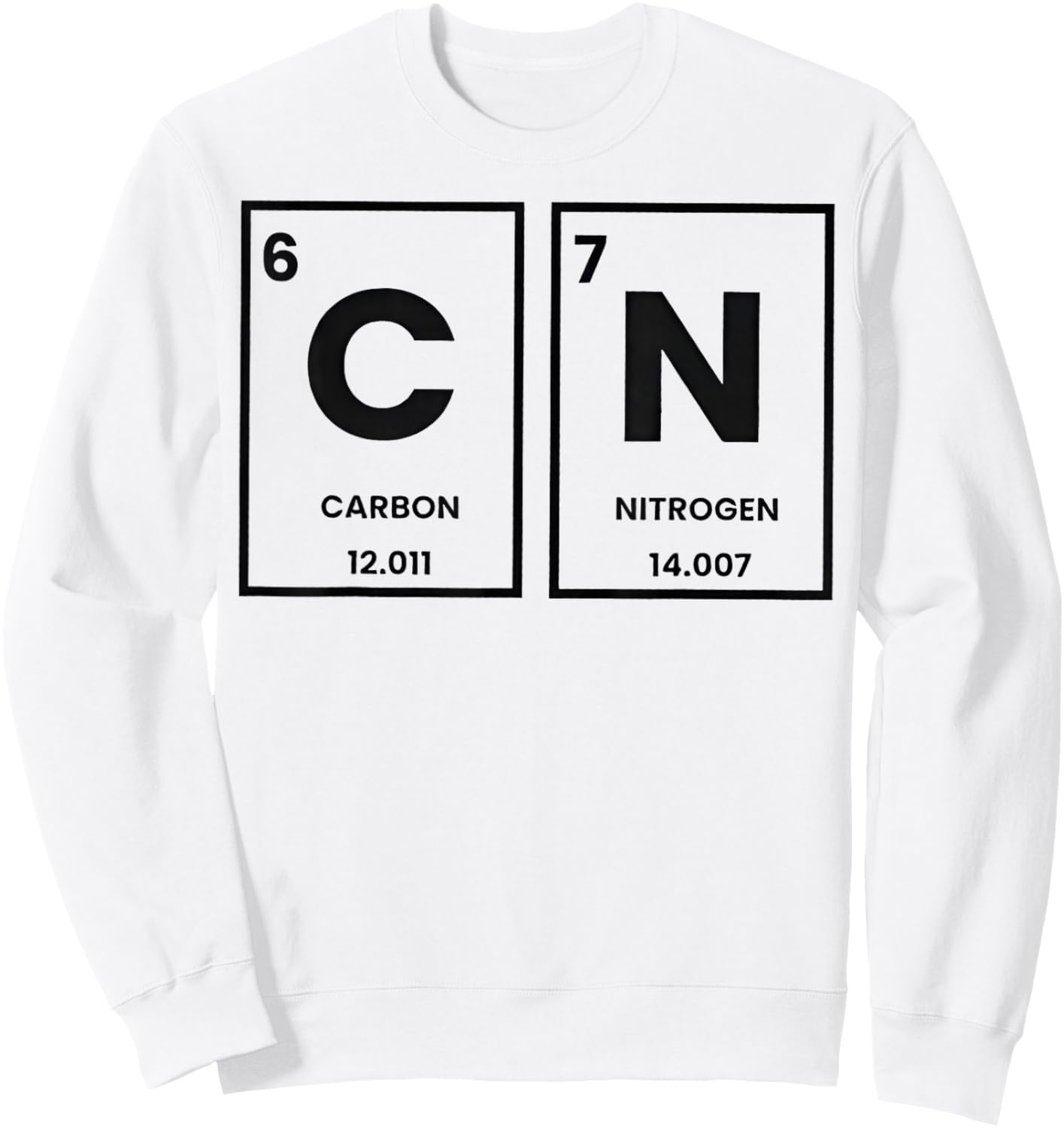 67 Meme Funny Teacher Science Periodic Table Sweatshirt - Sweatshirt | White