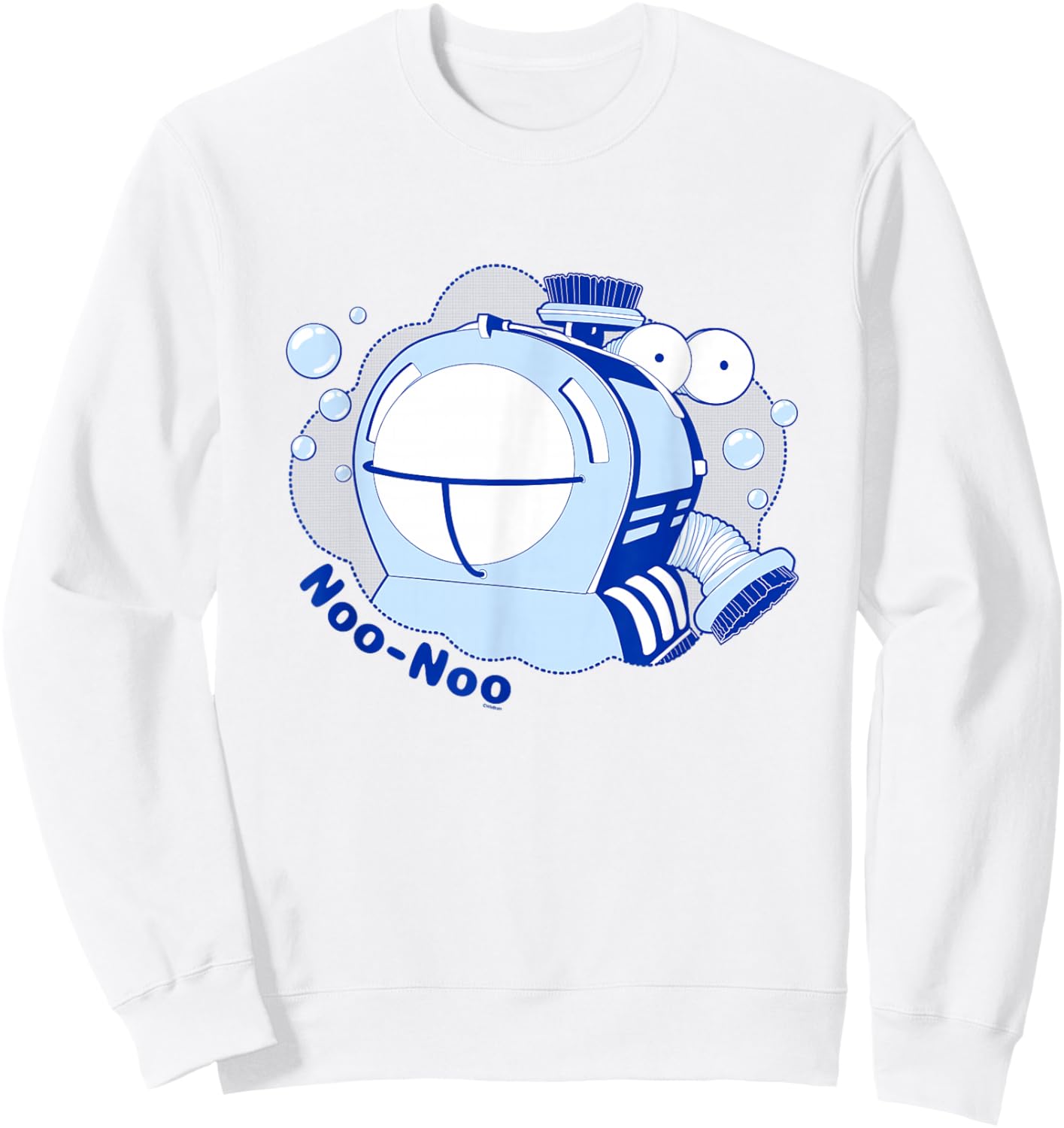 Teletubbies NOO-NOO Naughty Vacuum Vintage Sweatshirt - Sweatshirt | White