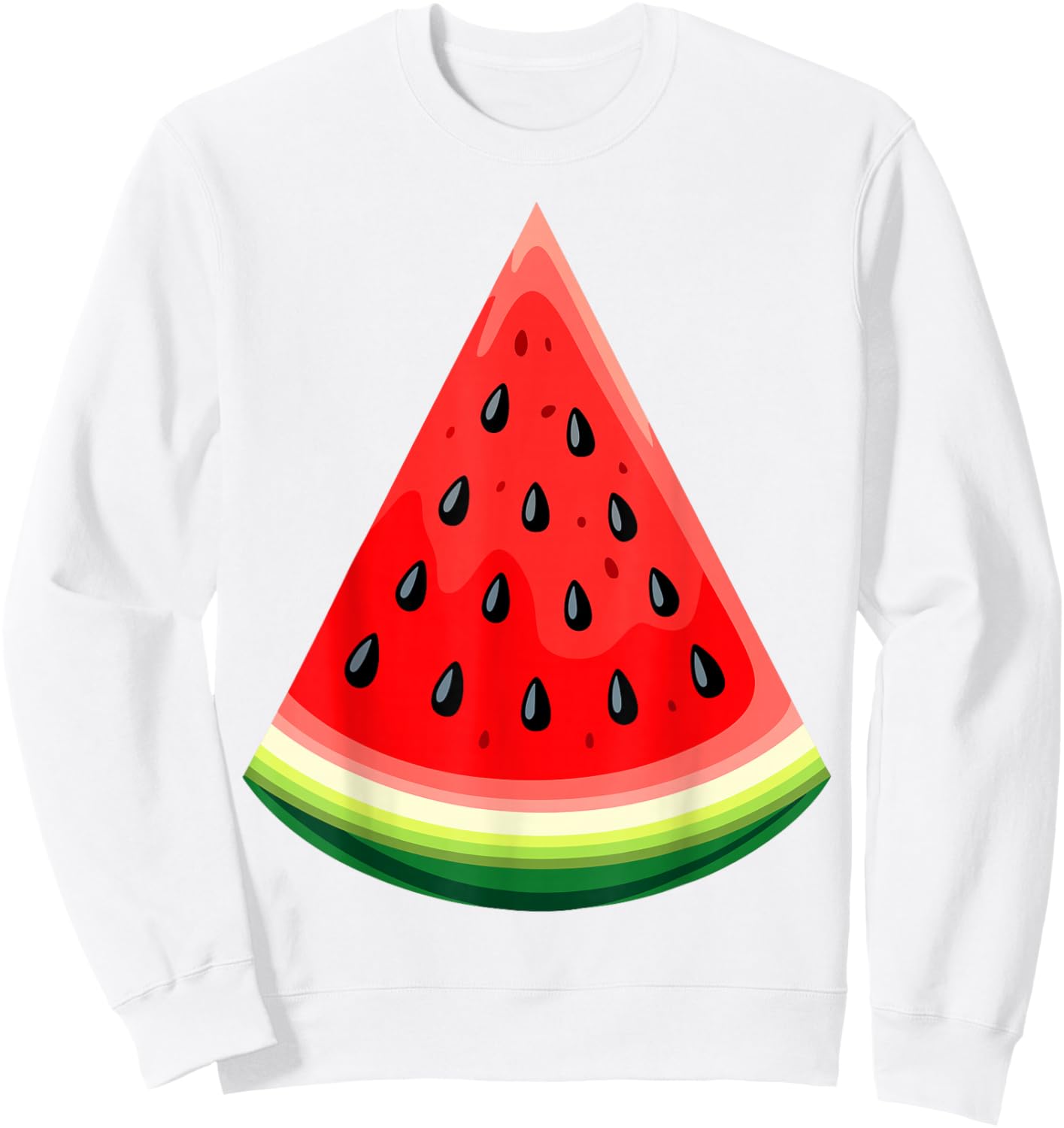 Watermelon Shirt Adult Kids Men Women Watermelon Costume Sweatshirt - Sweatshirt | White