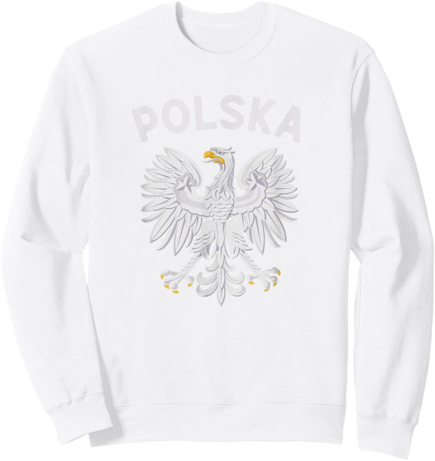 Poland Flag Polish Gifts Polska Vacation Krakow Warsaw Sweatshirt - Sweatshirt | White