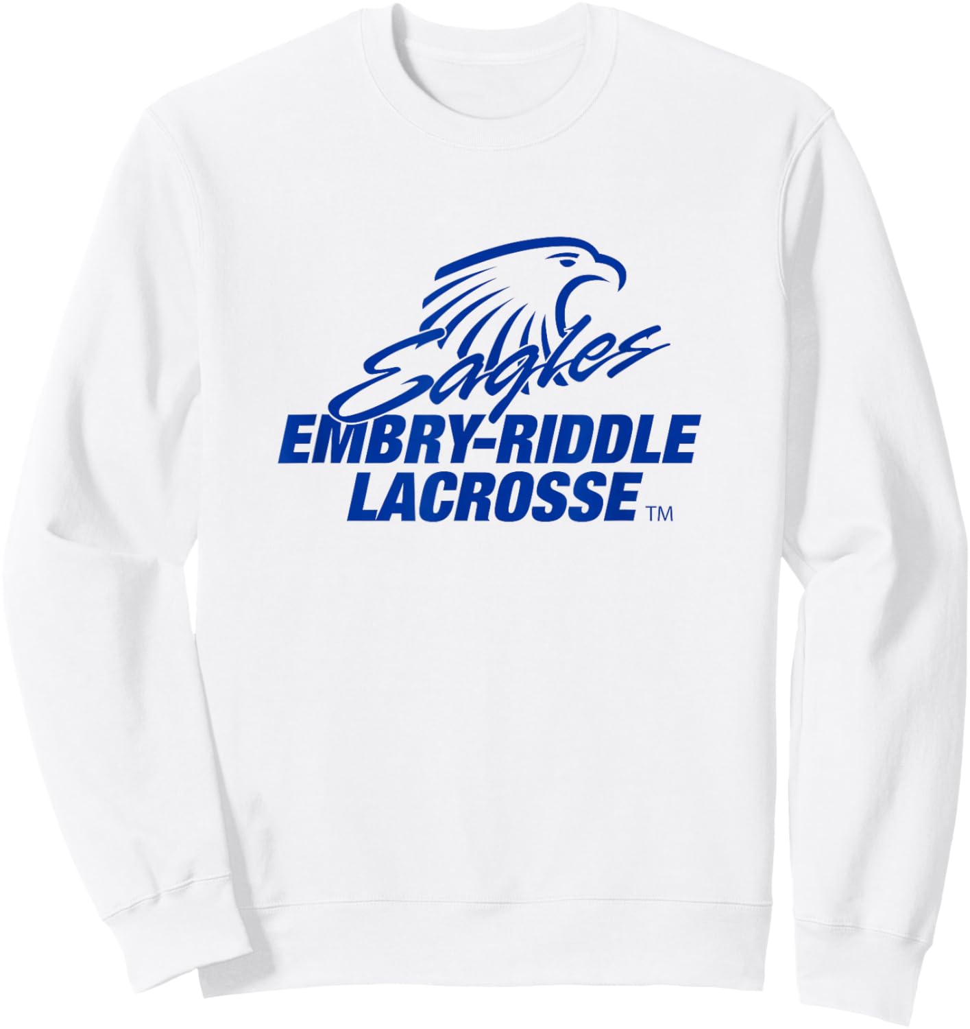 Embry-Riddle Eagles Lacrosse NCAA ER21 Sweatshirt - Sweatshirt | White