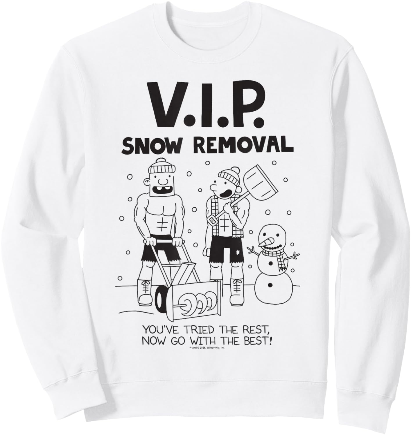 Diary of a Wimpy Kid V.I.P. Snow Removal Sweatshirt - Sweatshirt | White
