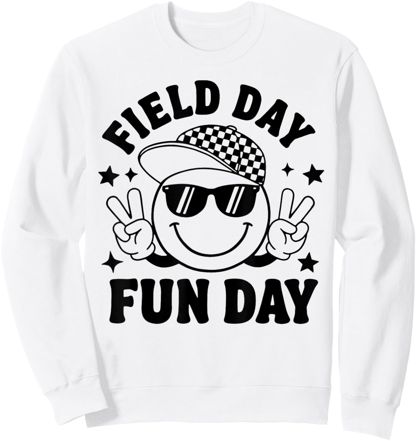 Field Day Fun Day Let The Games Begin Field Trip Boys Girls Sweatshirt - Sweatshirt | White