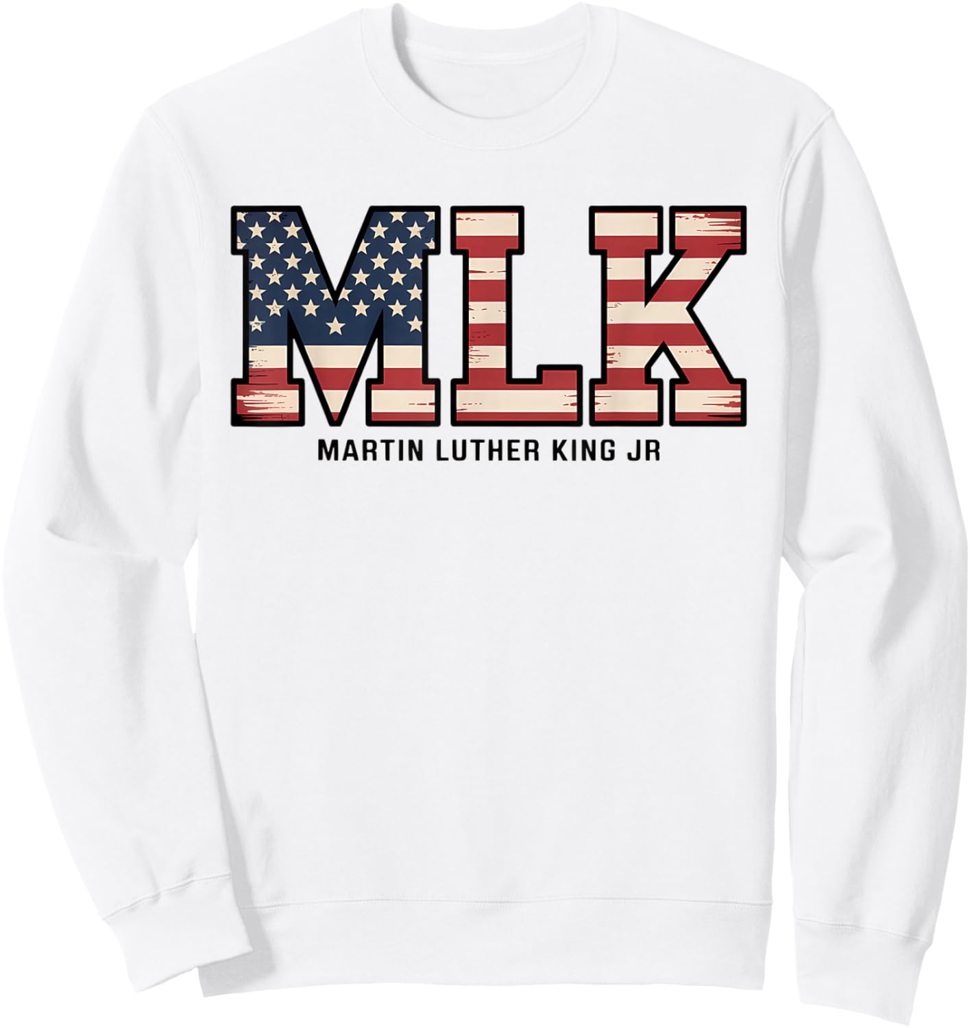 MLK Freedom Martin Luther King jr Day Sweatshirt - Sweatshirt | White