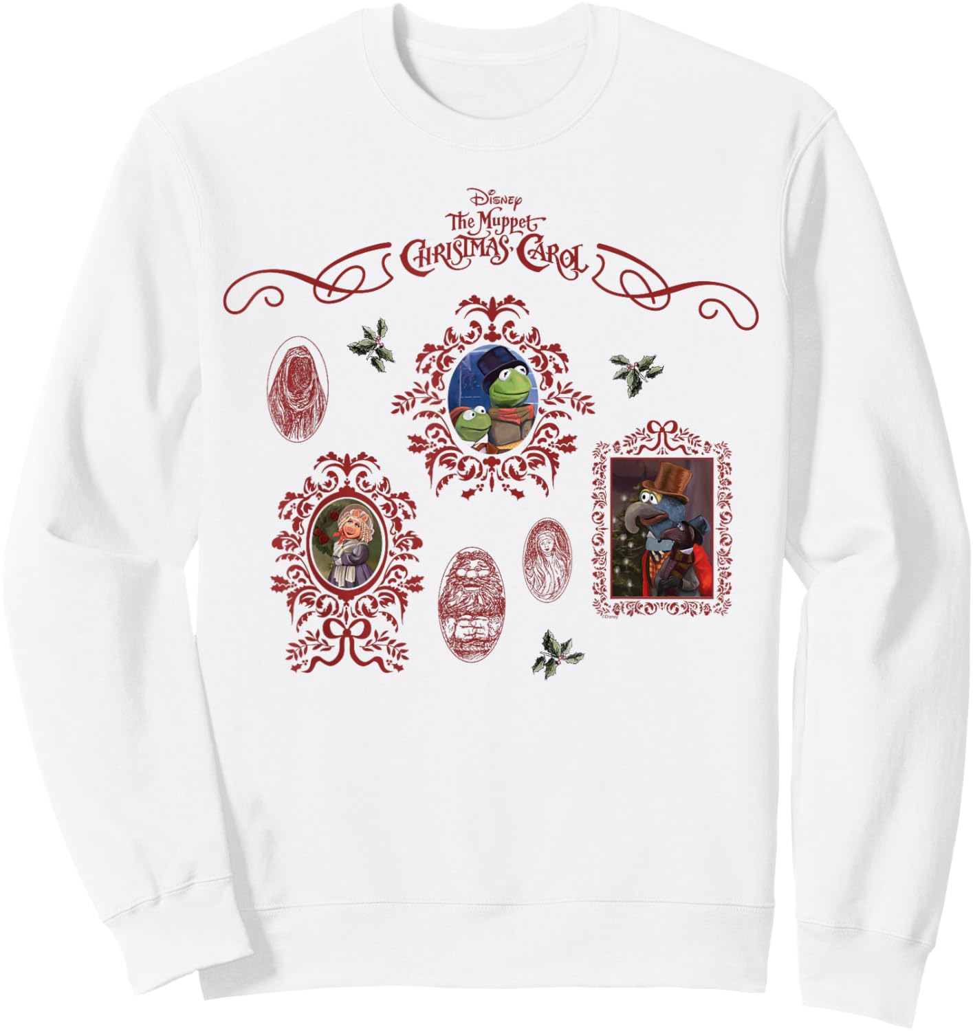 Disney The Muppet Christmas Carol Holiday Coquette Frames Sweatshirt - Sweatshirt | White