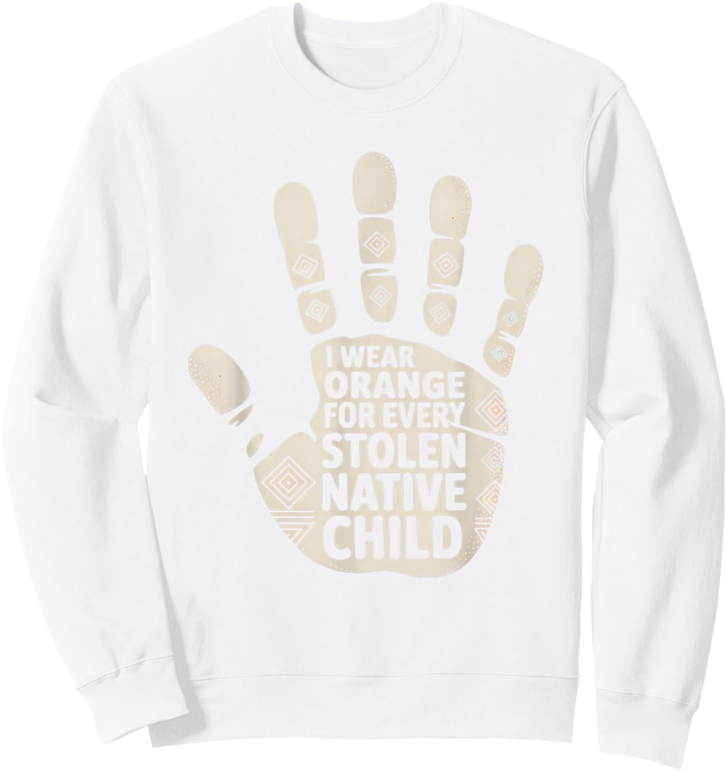 I Wear Orange for Every American Native Child Unity Day Sweatshirt - Sweatshirt | White