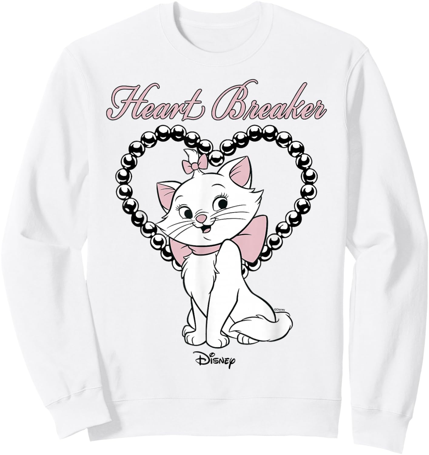 Disney The Aristocats Marie Heart Breaker Bow Sweatshirt - Sweatshirt | White