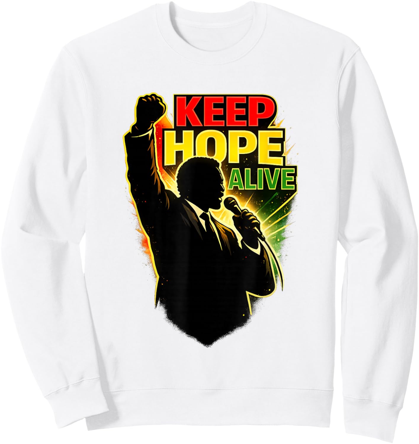 Keep Hope Alive Sweatshirt - Sweatshirt | White