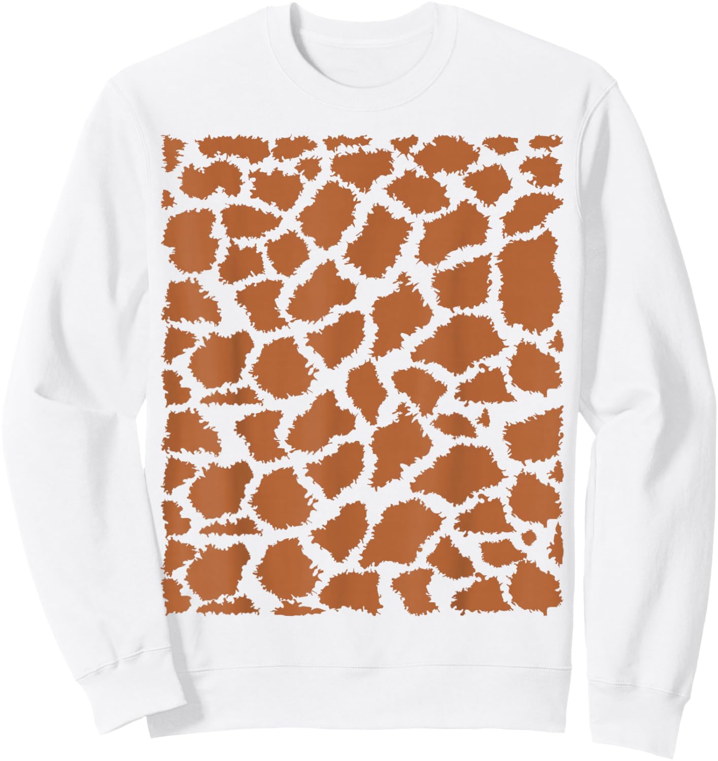 Giraffe Print Shirt Adult Men Women Kids Giraffe Costume Sweatshirt - Sweatshirt | White