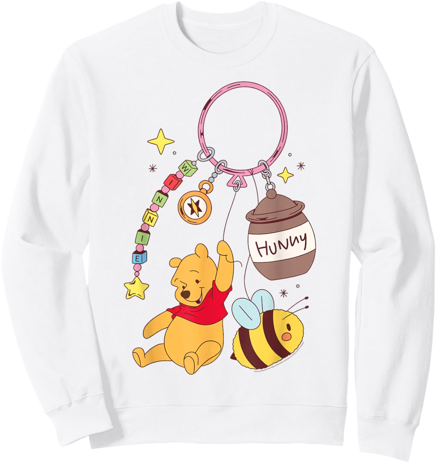 Disney Winnie The Pooh Fashion Bag Charm Sweatshirt - Sweatshirt | White