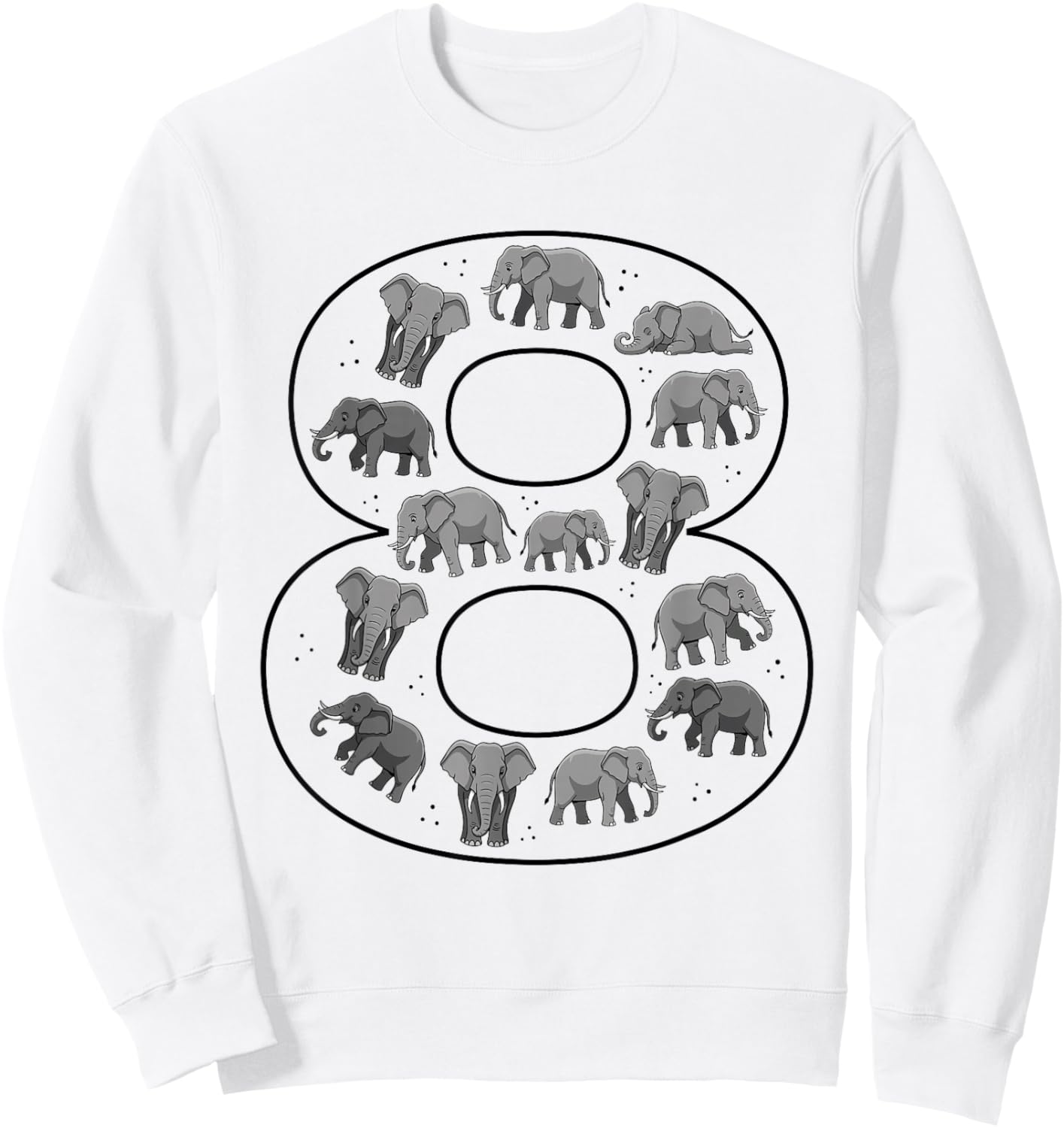 Animal Sweatshirt - Sweatshirt | White