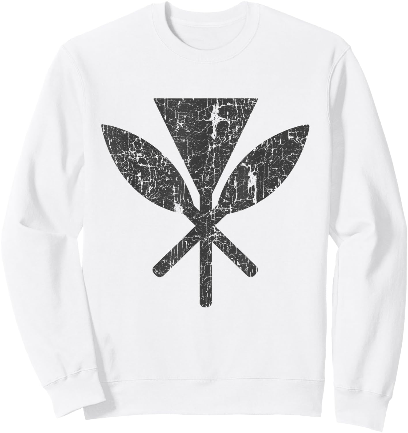 Vintage Kanaka Maoli Native Hawaiian Kingdom Sweatshirt - Sweatshirt | White