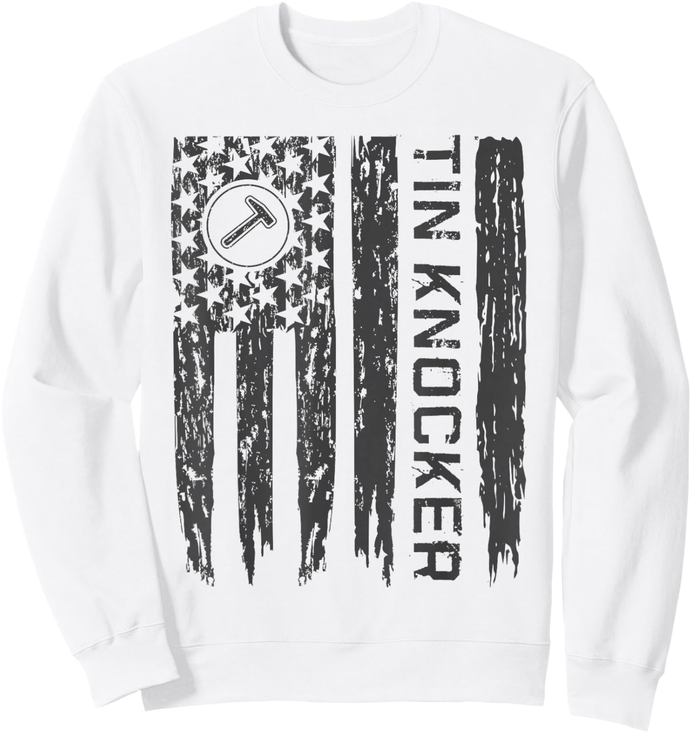 Tin Knocker Accessories Sheet Metal Workers Tin Knocker Sweatshirt - Sweatshirt | White