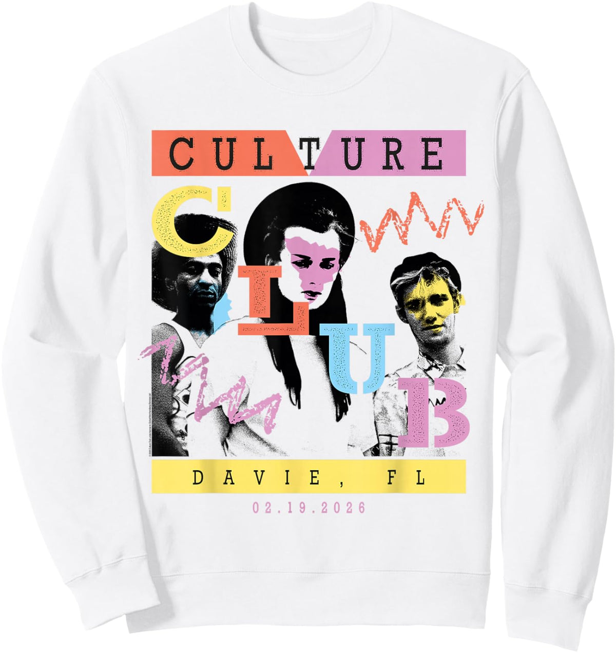 Culture Club 2026 Tour Davie Sweatshirt - Sweatshirt | White
