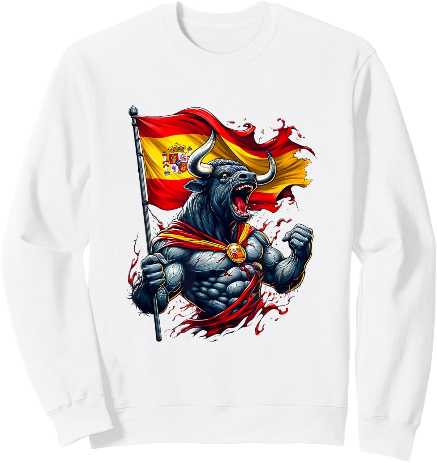Spain , Spanish Clothes, Spain Shirts for Kids Spain Sweatshirt - Sweatshirt | White