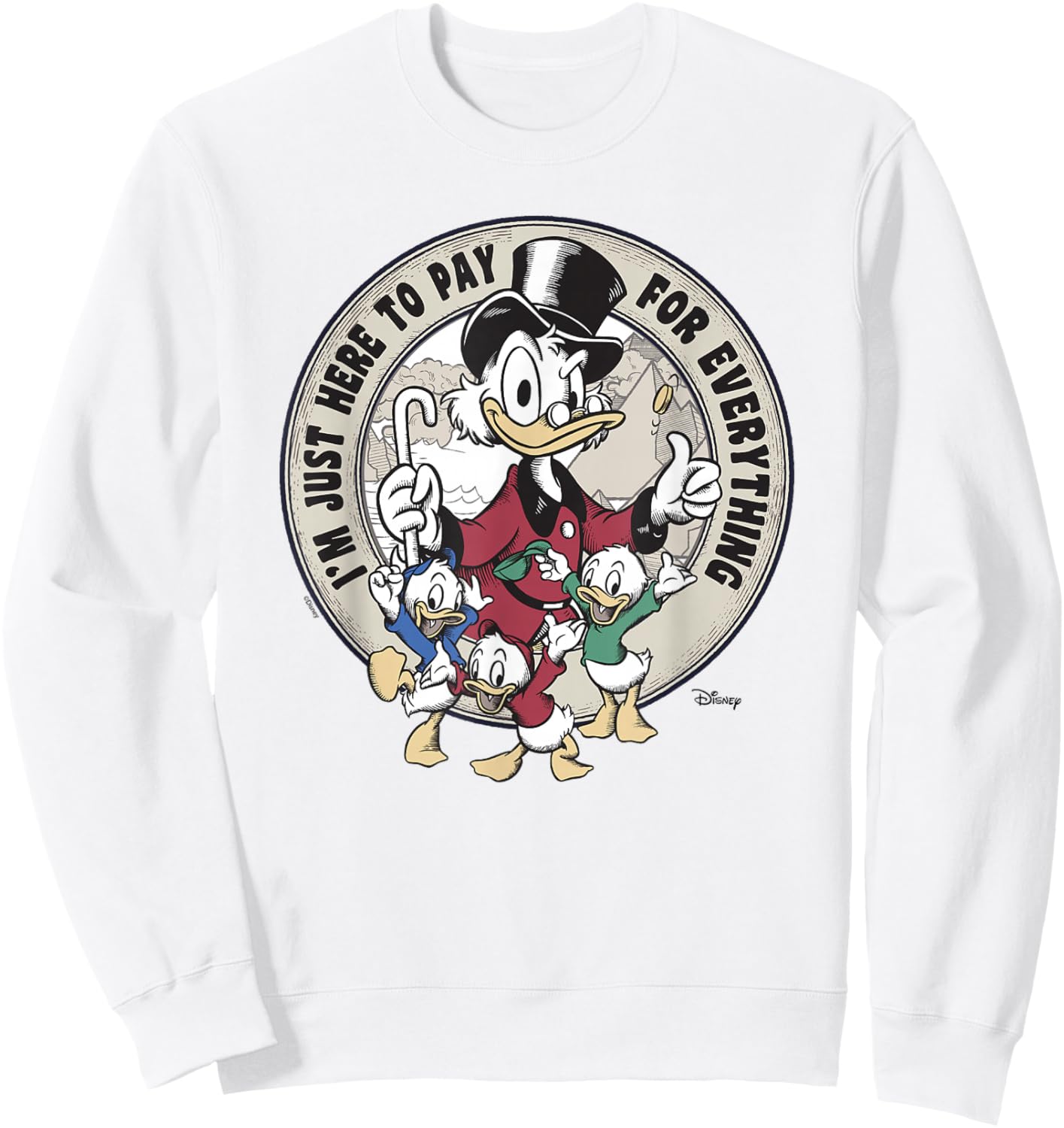 Disney DuckTales Father's Day Vintage Sweatshirt - Sweatshirt | White