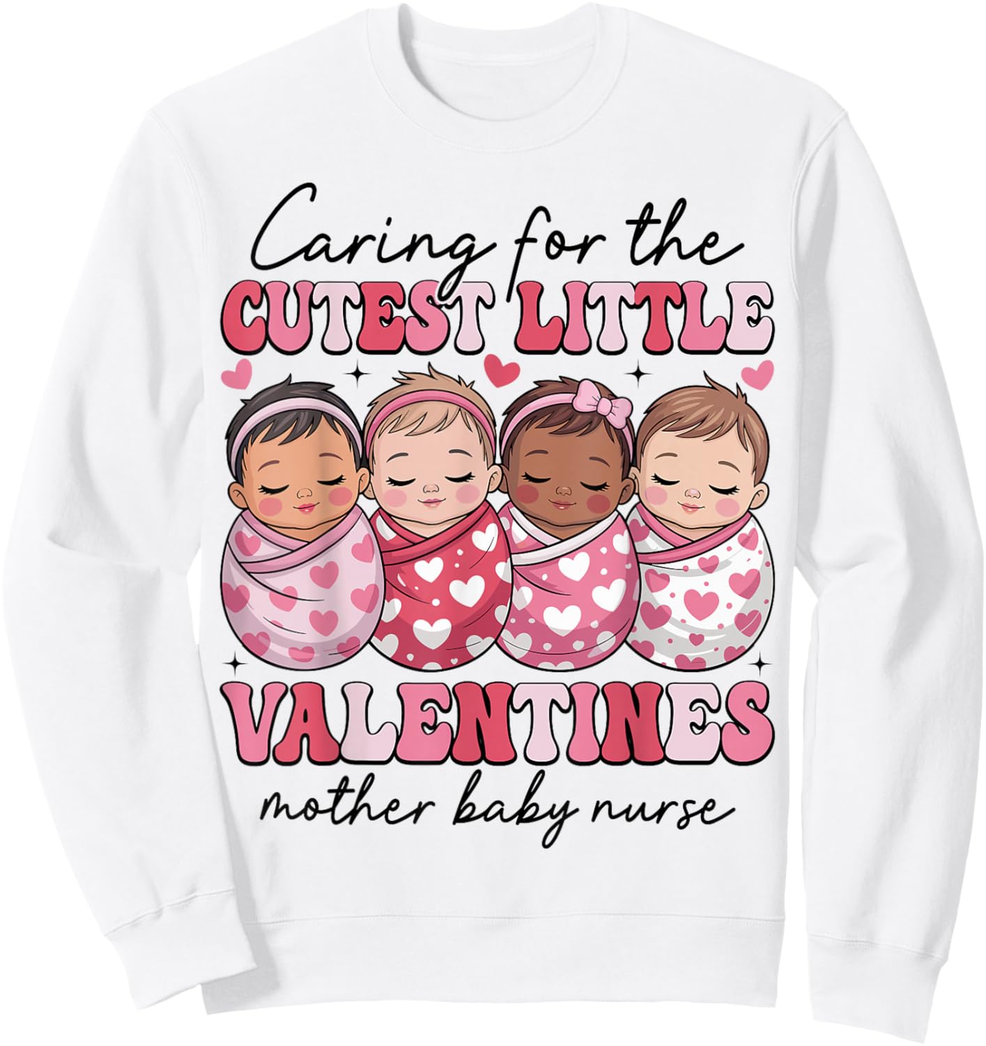 Mother Baby Nurse Sweatshirt - Sweatshirt | White
