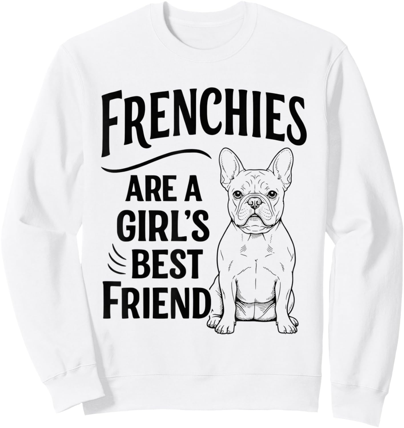 French Bulldog Dog Owner Frenchie Sweatshirt - Sweatshirt | White