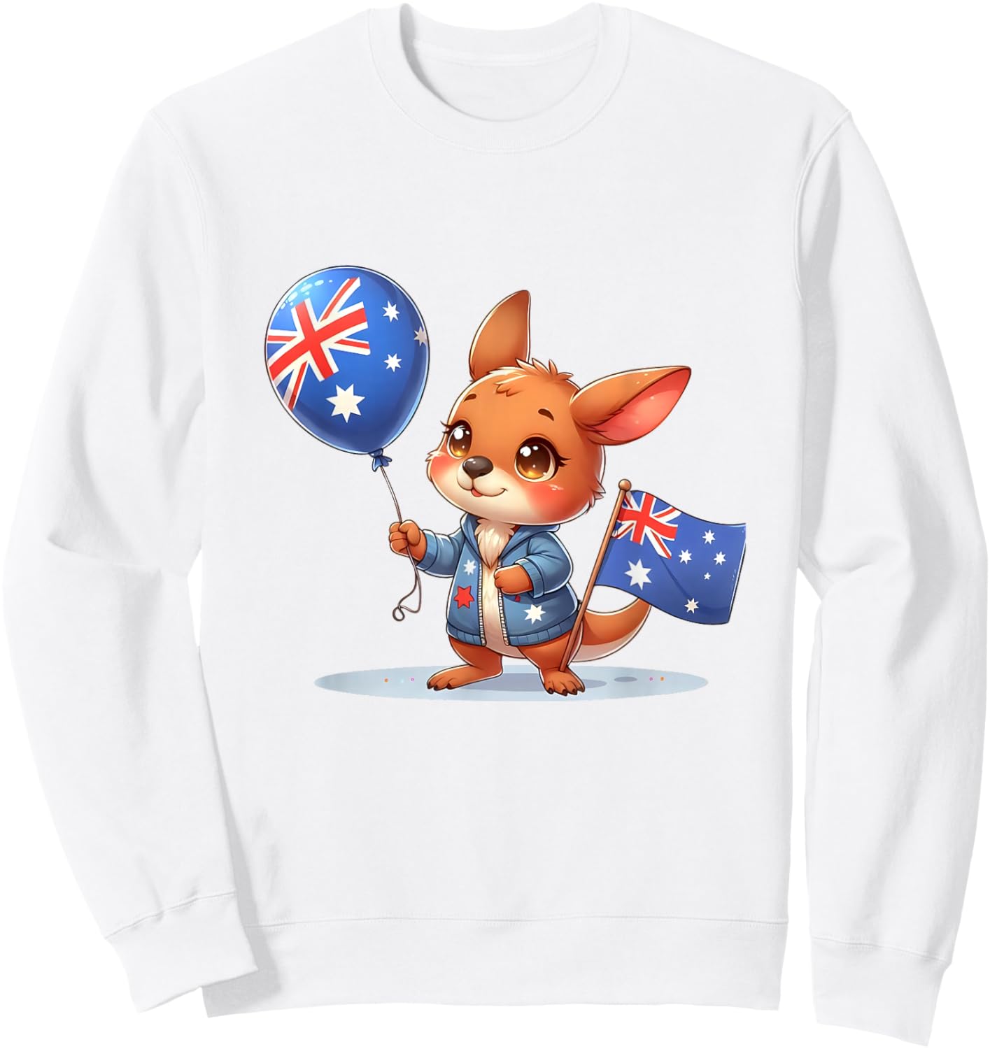 Australia Flag for Kids, Australian , Australia Flag Sweatshirt - Sweatshirt | White