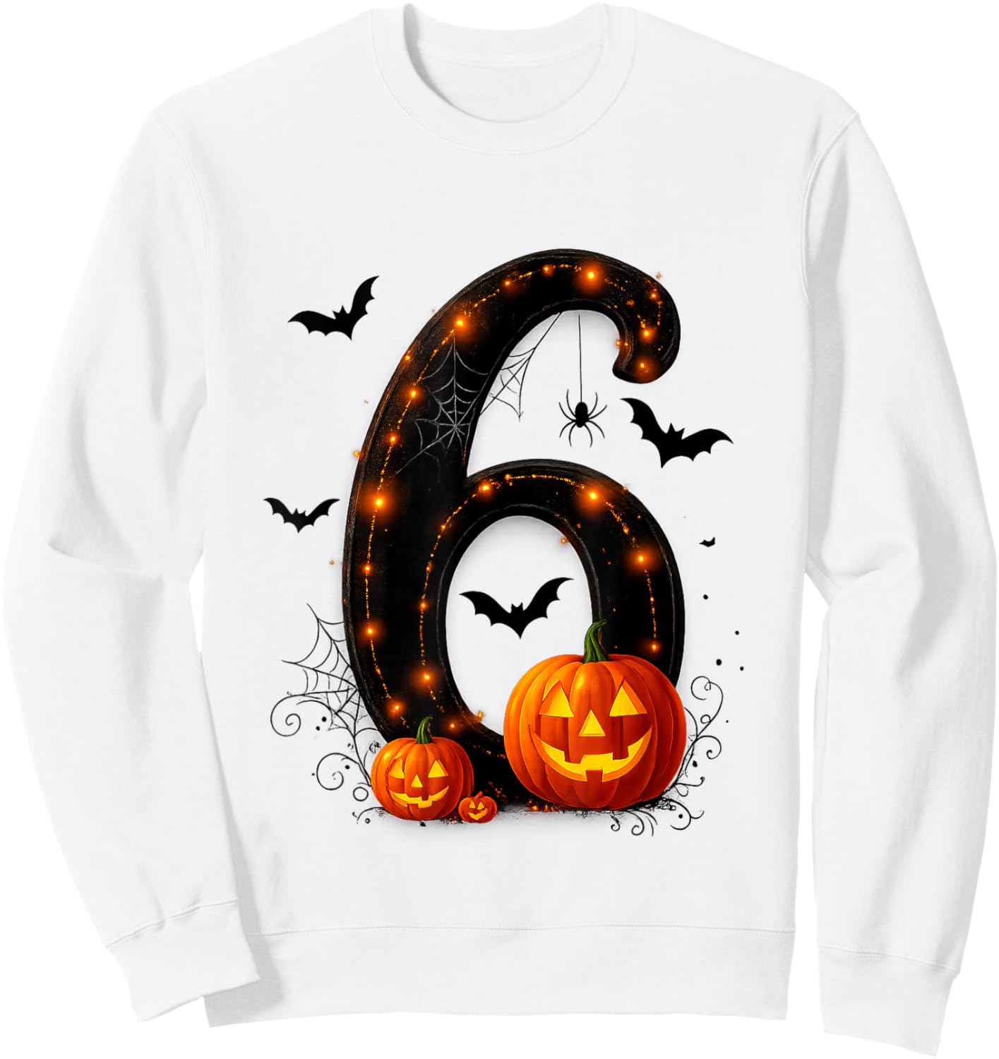 Funny 67 Six Seven Meme Couple Matching Halloween Costume Sweatshirt - Sweatshirt | White