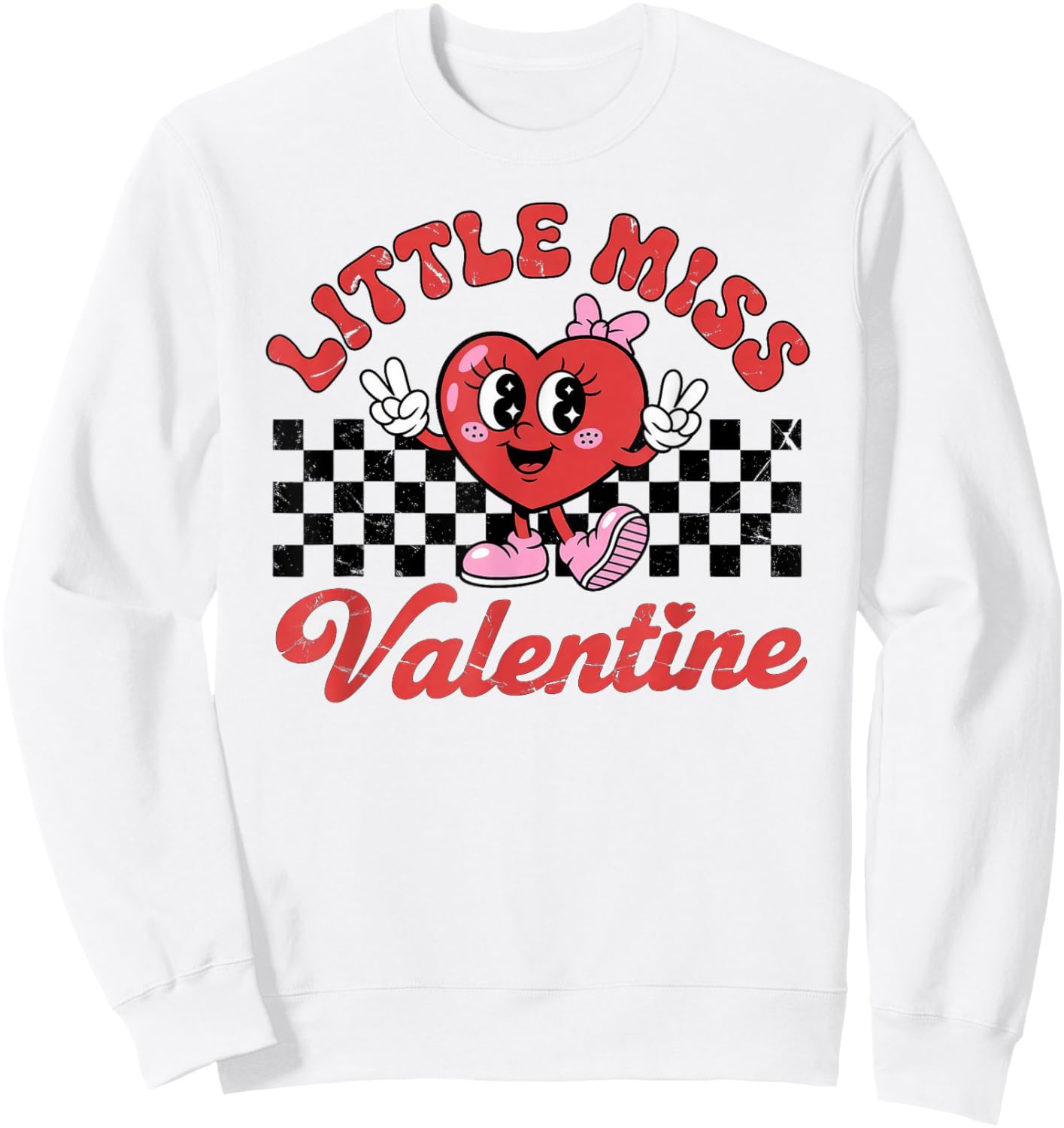 Little Miss Valentine Sweatshirt - Sweatshirt | White