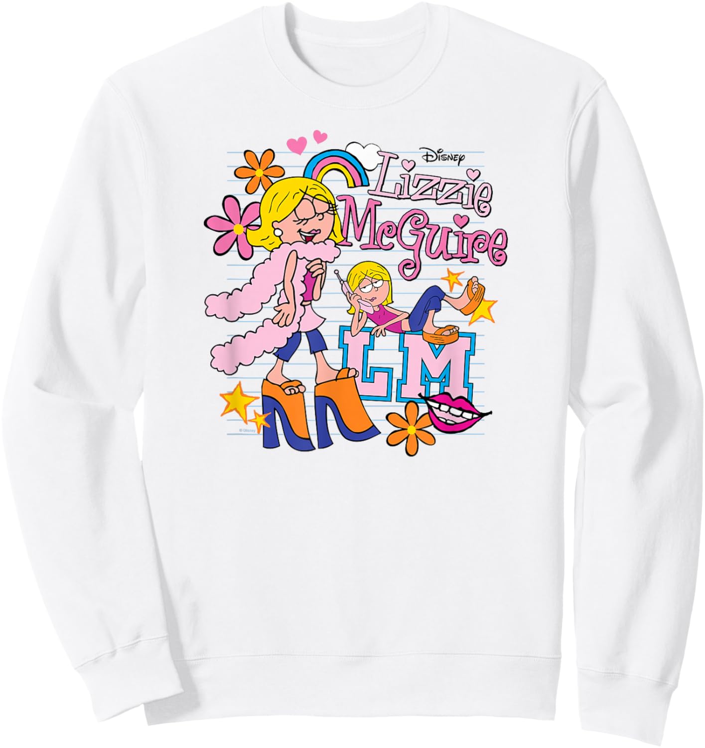 Lizzie McGuire - Fashionista - Notebook Sweatshirt - Sweatshirt | White