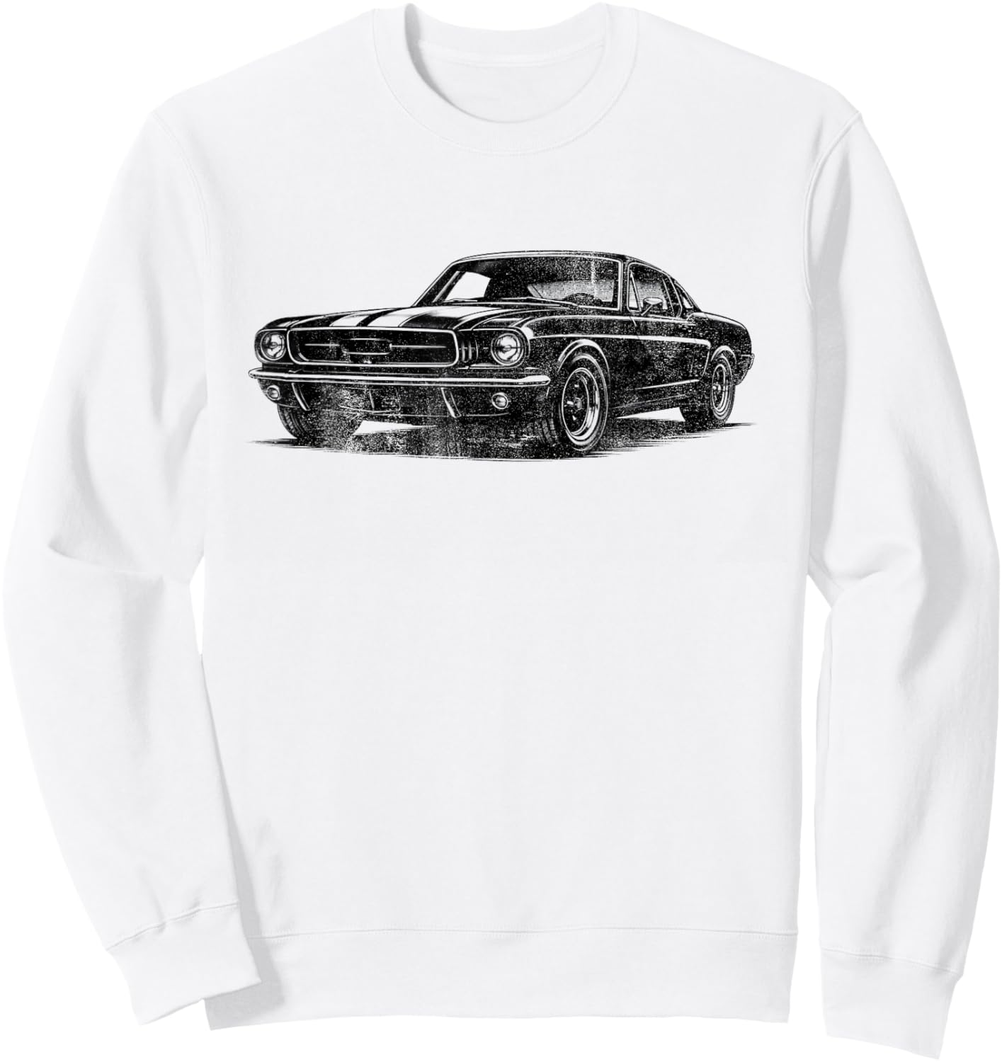 Classic American Muscle Car Retro Vintage 60s 70s Car Lover Sweatshirt - Sweatshirt | White