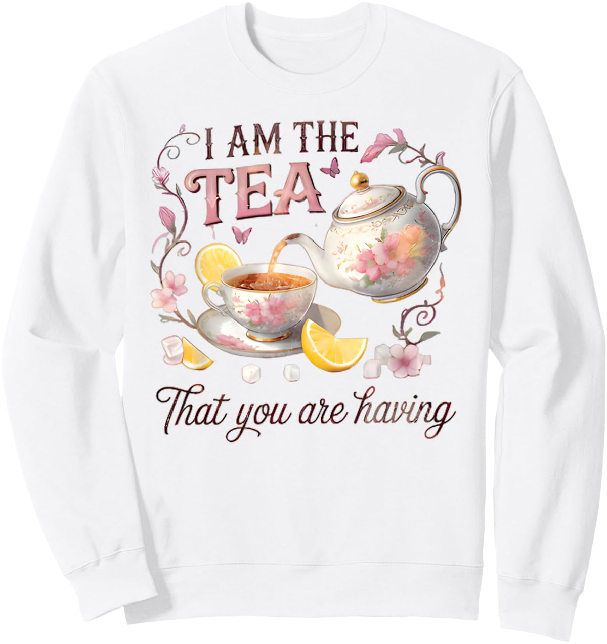 Funny Quote Sweatshirt - Sweatshirt | White