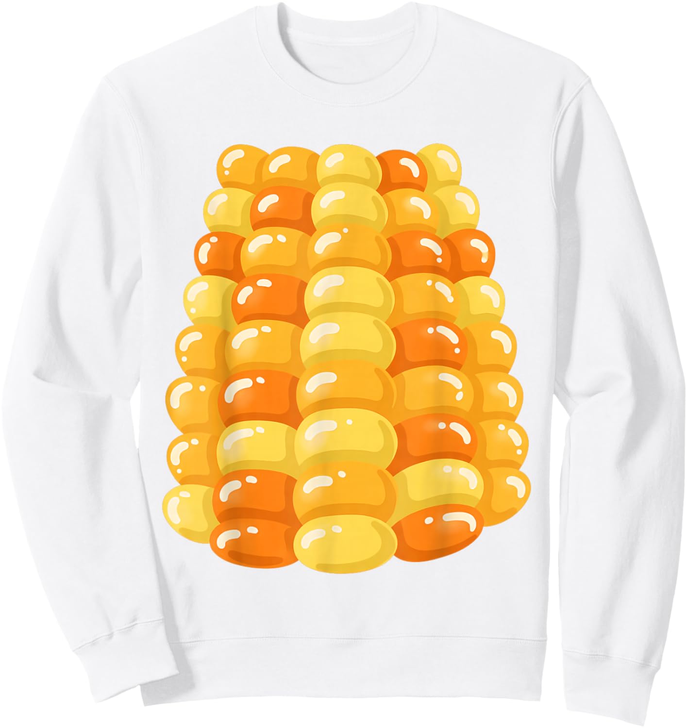 Corn On The Cob Costume Halloween Fruit Salad Lover Sweatshirt - Sweatshirt | White