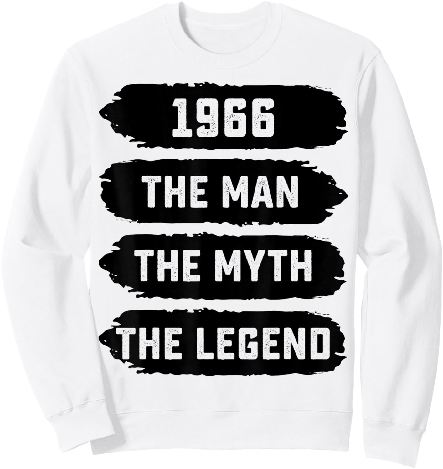 60th Birthday Gift Man Myth Legend 1966 60 Years Old Sweatshirt - Sweatshirt | White