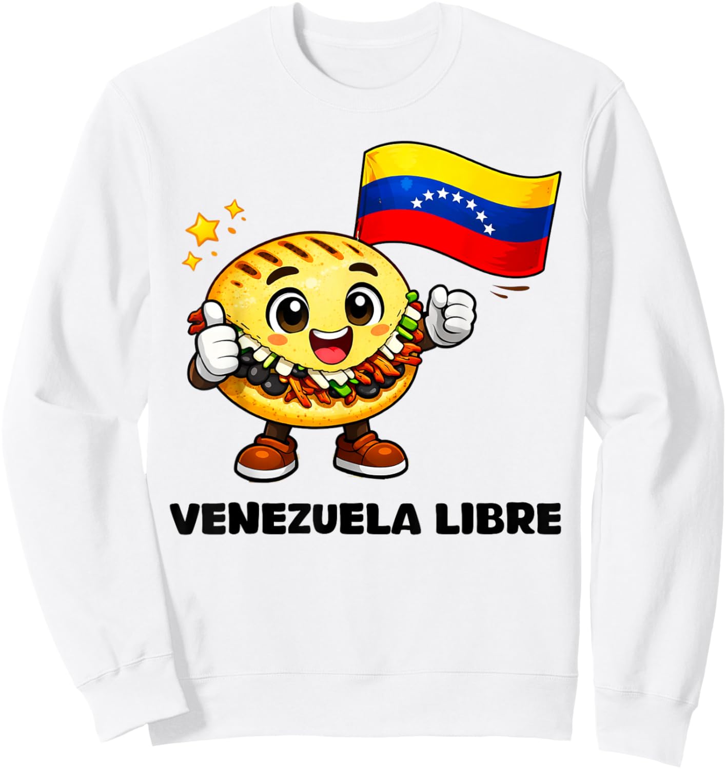 Venezuela Libre Venezuelan Freedom Strong Proud Pride Sweatshirt - Sweatshirt | White