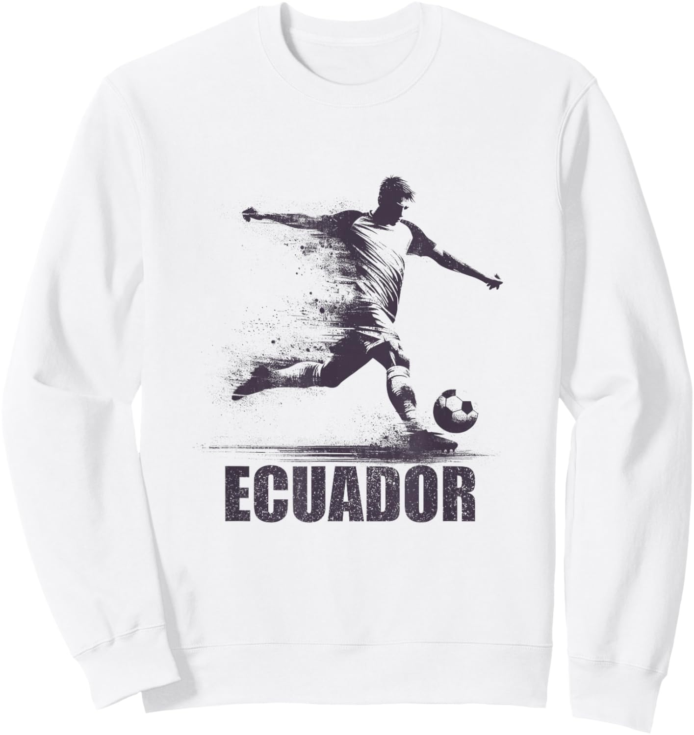 Ecuador 2026 Celebration Support Ecuadorian Sweatshirt - Sweatshirt | White