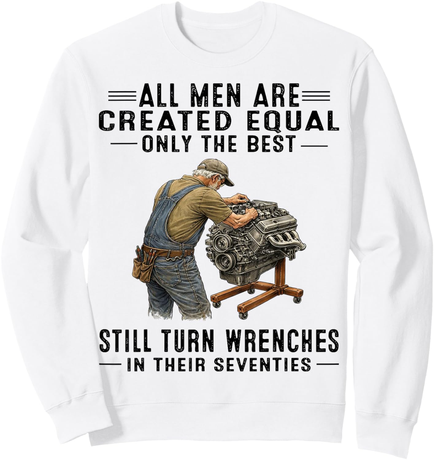 All Men are Created Equal Sweatshirt - Sweatshirt | White