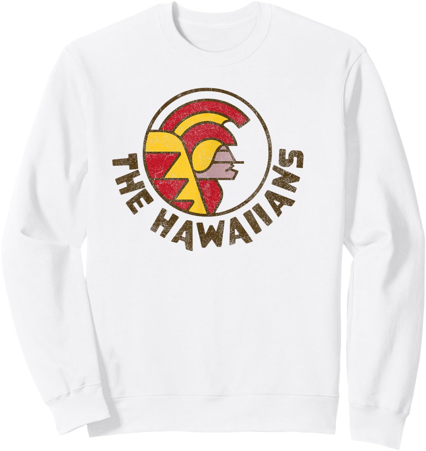 Honolulu Hawaiians Vintage Football Retro 70s Sports Sweatshirt - Sweatshirt | White