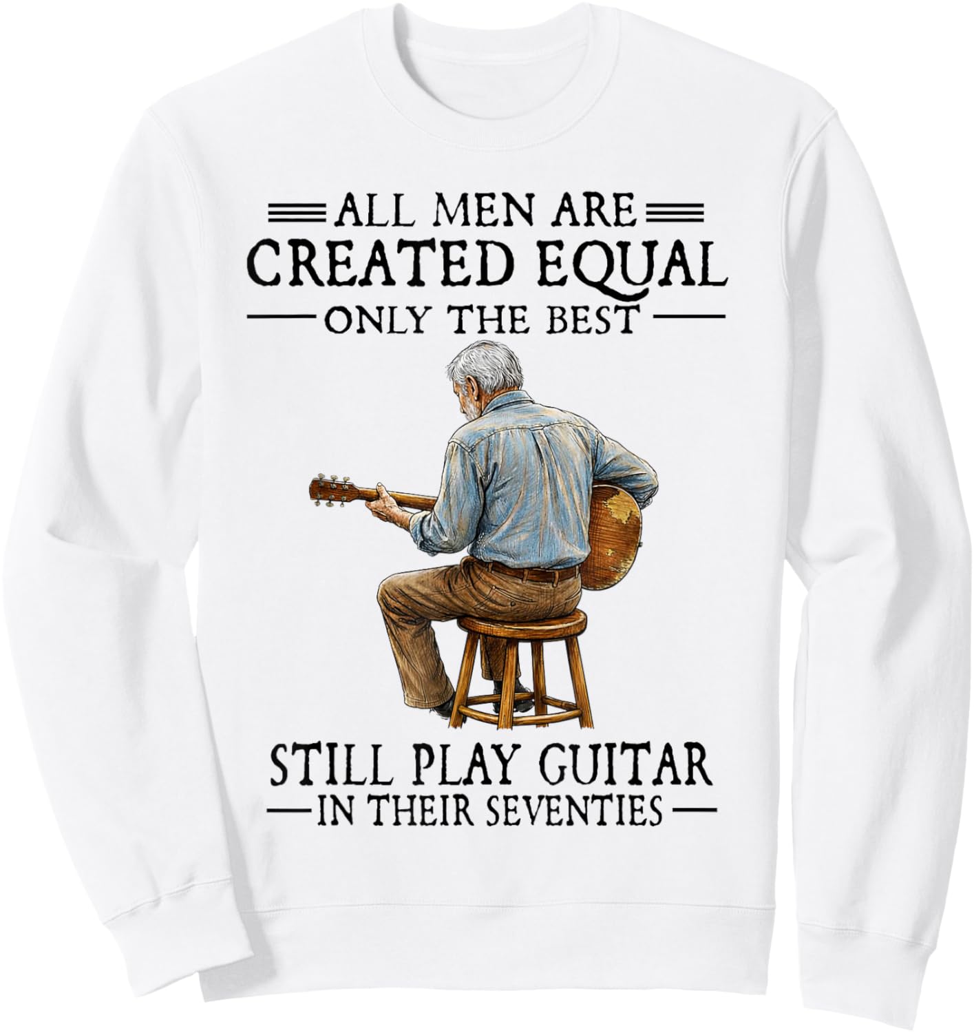 All Men are Created Equal Sweatshirt - Sweatshirt | White