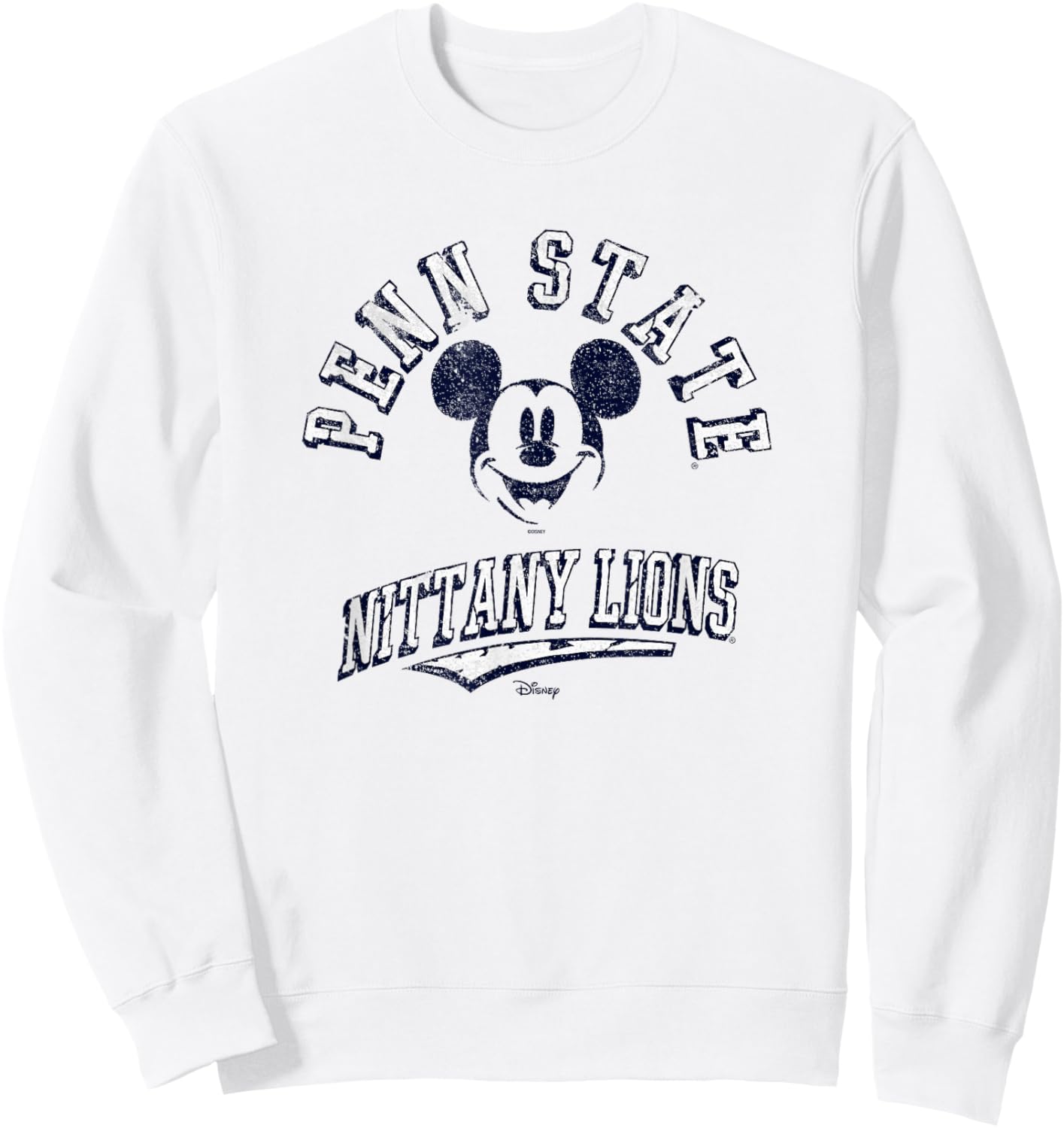 Penn State Nittany Lions Mickey Mouse Retro Gray Sweatshirt - Sweatshirt | White