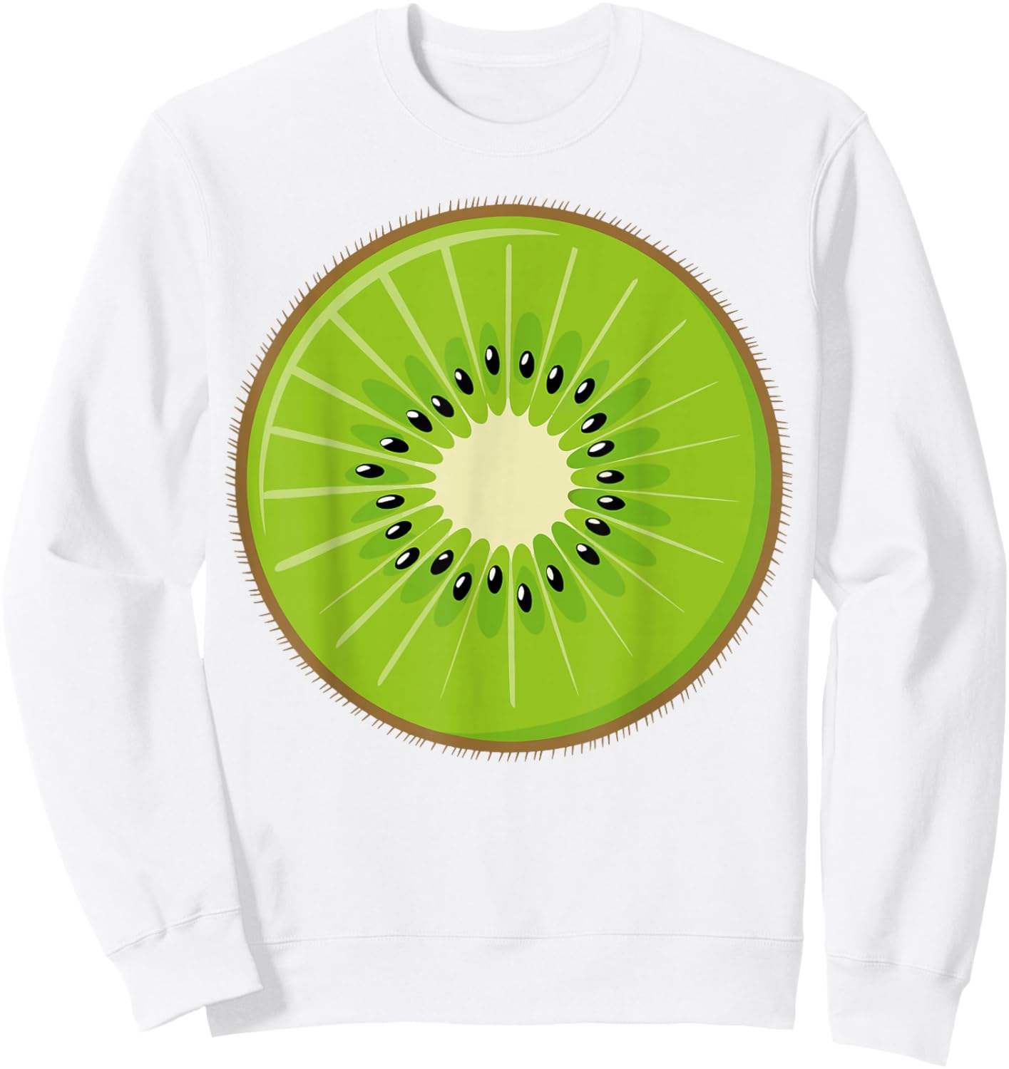 Kiwi Shirt Adult Men Women Kids Fruit Green Kiwi Costume Sweatshirt - Sweatshirt | White