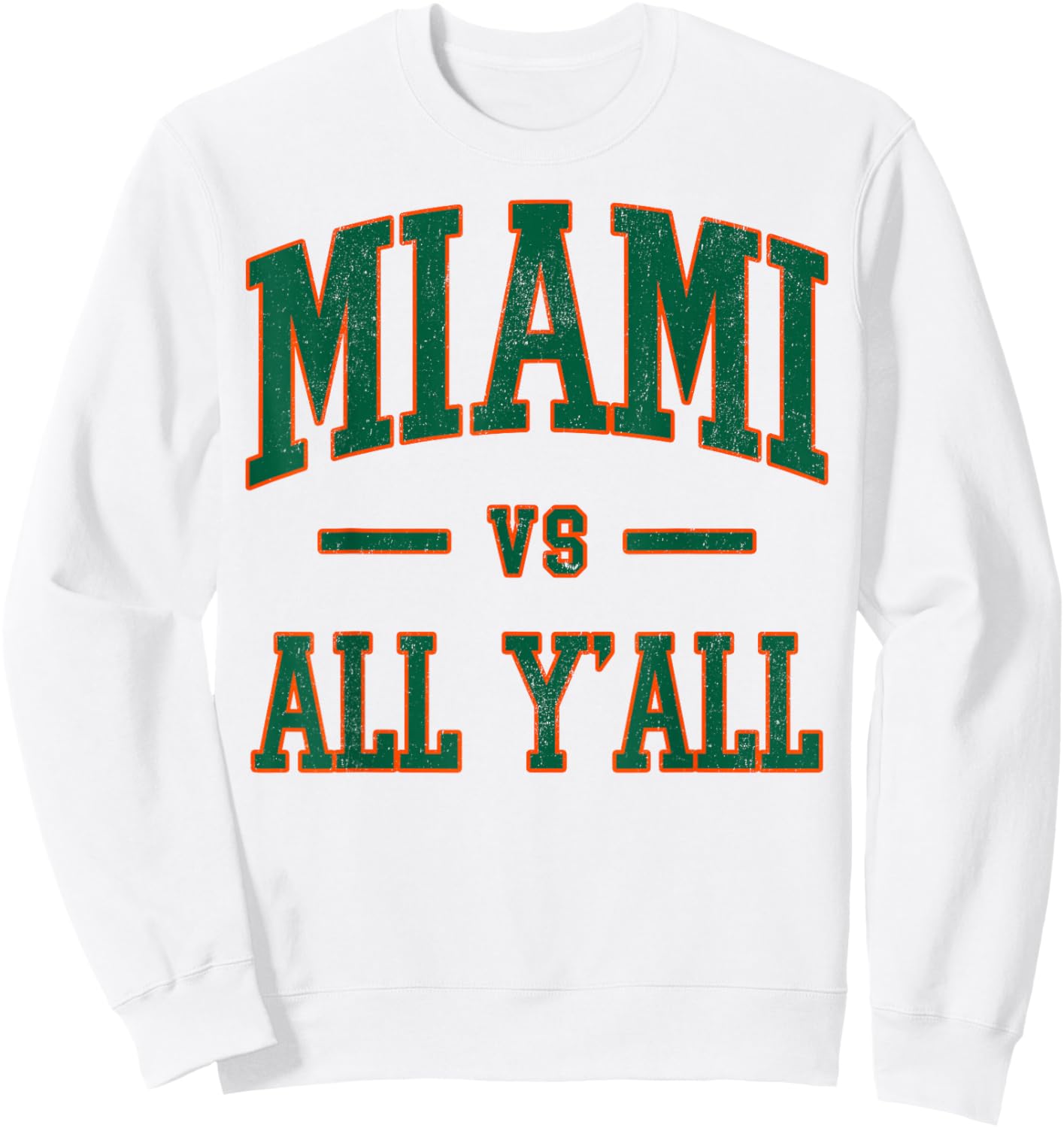 Vintage Miami Vintage Design Men Women Kids Sweatshirt - Sweatshirt | White