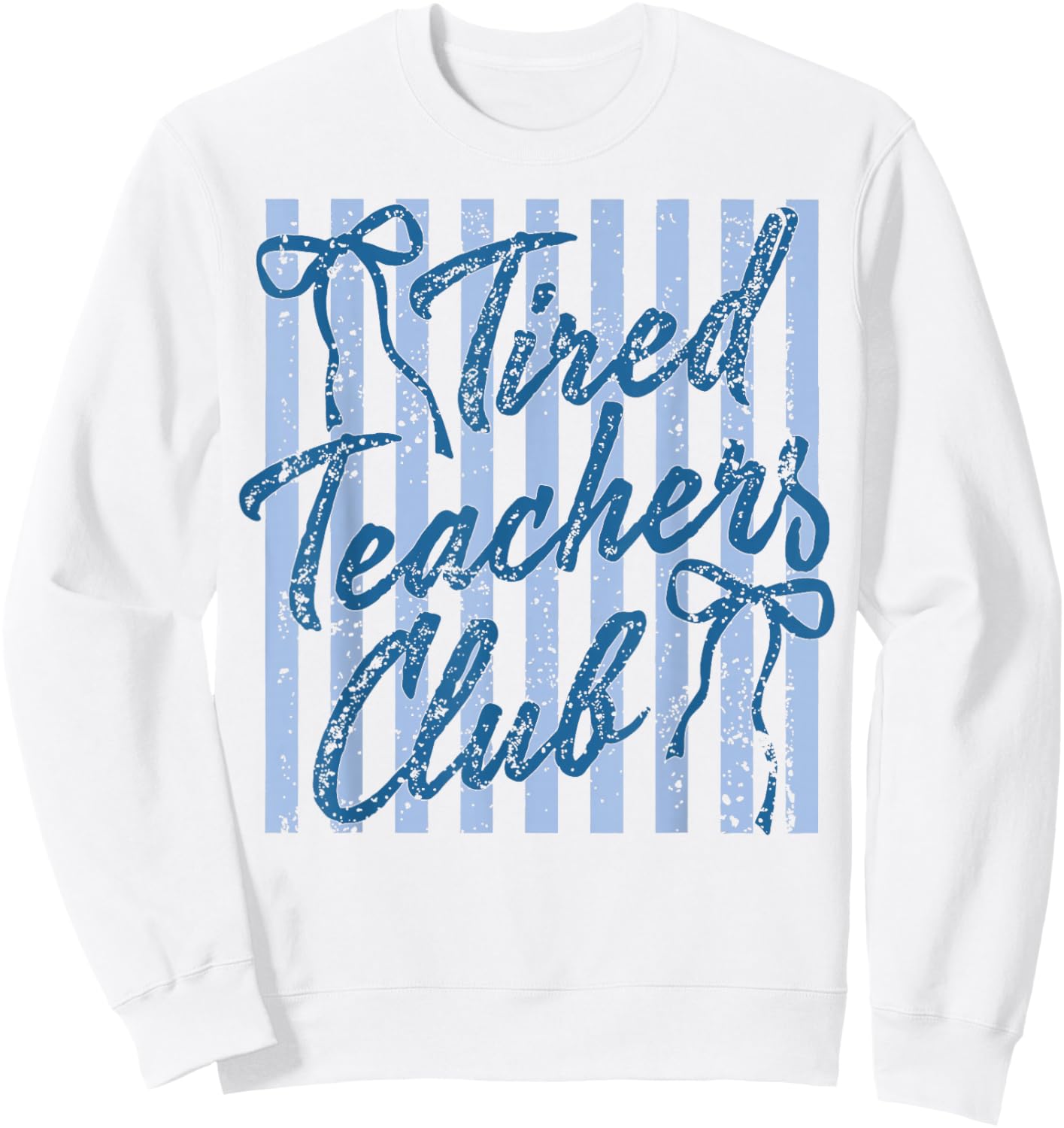 Tired Teachers Club Last Day of to School Teacher Life Kids Sweatshirt - Sweatshirt | White