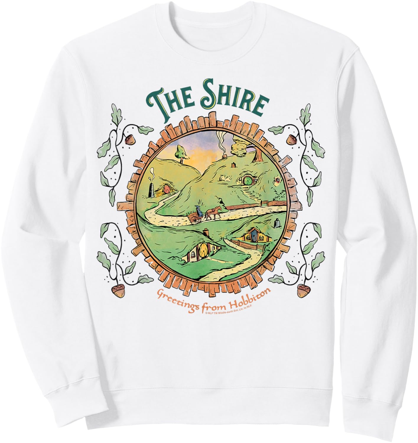 The Lord of the Rings The Shire Greetings from Hobbiton Sweatshirt - Sweatshirt | White
